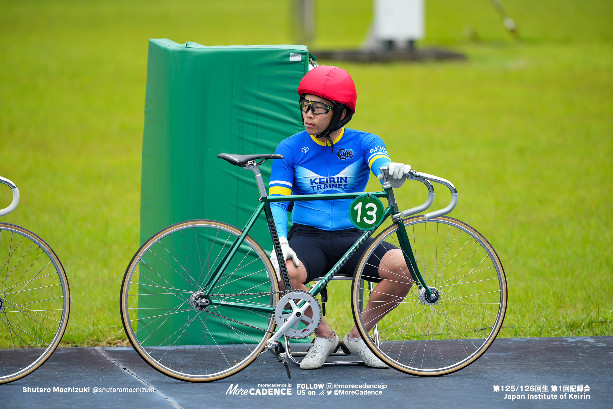 貝原涼太, 第1回記録会, 日本競輪選手養成所, 第125・126回生