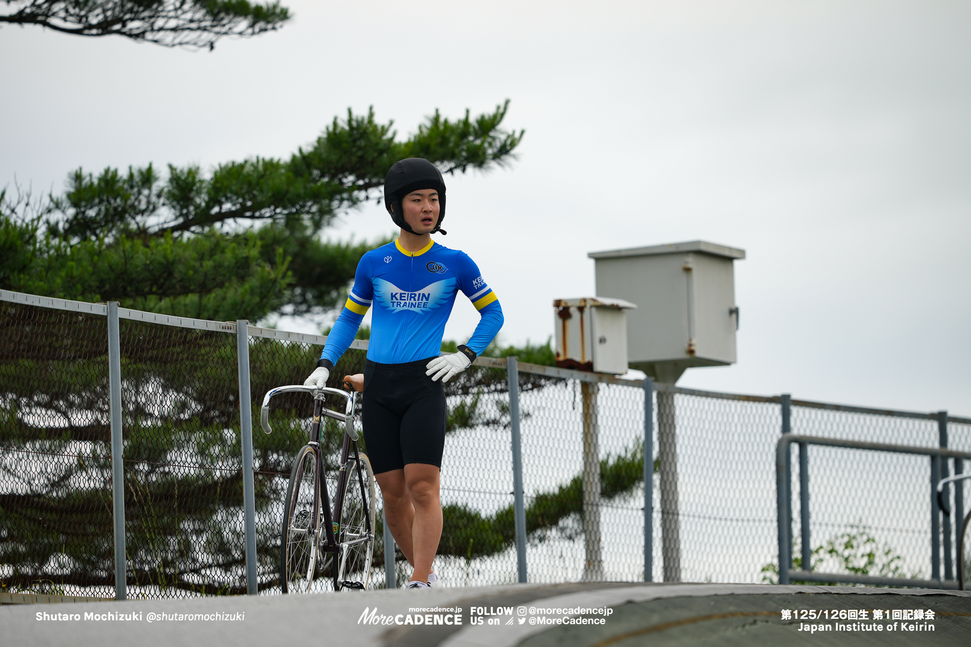 山崎歩夢, 第1回記録会, 日本競輪選手養成所, 第125・126回生