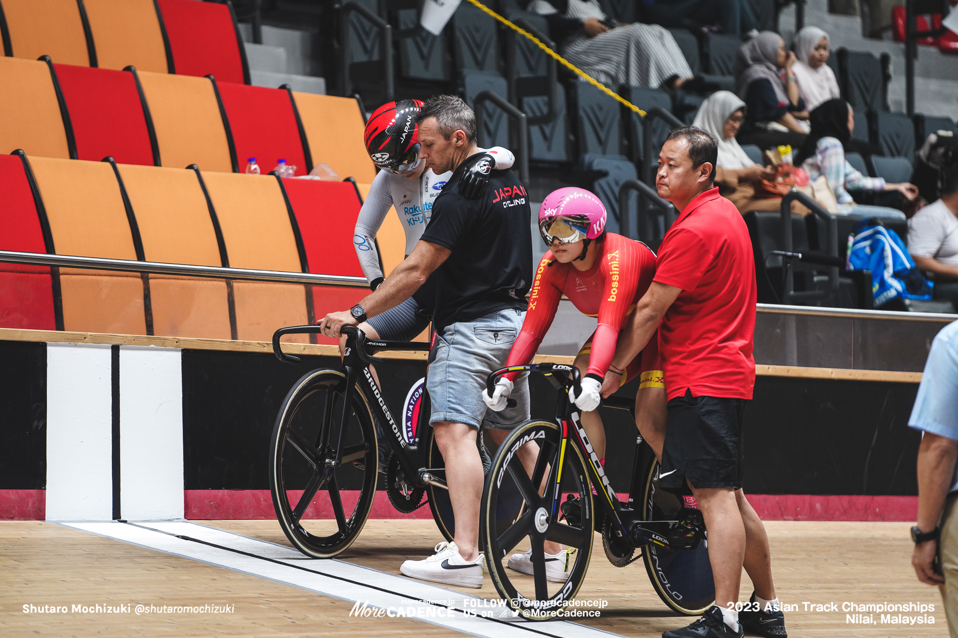 梅川風子, ジャン・ユールー, JIANG Yulu, CHN, 女子スプリント3位決定戦, WOMEN'S Sprint Final for Bronze, 2023アジア選手権トラック, 2023 Asian Track Championships Nilai, Malaysia