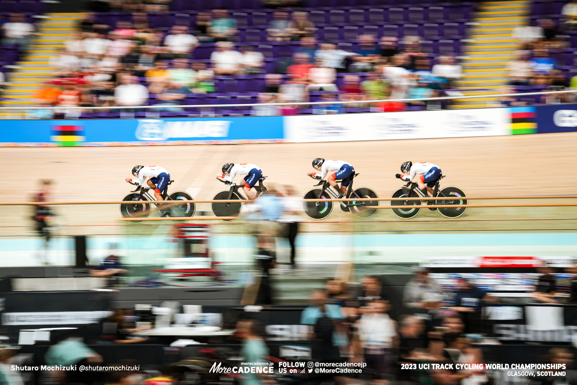 梶原悠未, 垣田真穂, 内野艶和, 池田瑞紀, JPN, 女子チームパシュート 予選, WOMEN Elite Team Pursuit Qualification, 2023世界選手権トラック グラスゴー, 2023 UCI CYCLING WORLD CHAMPIONSHIPS TRACK Glasgow, Great Britain