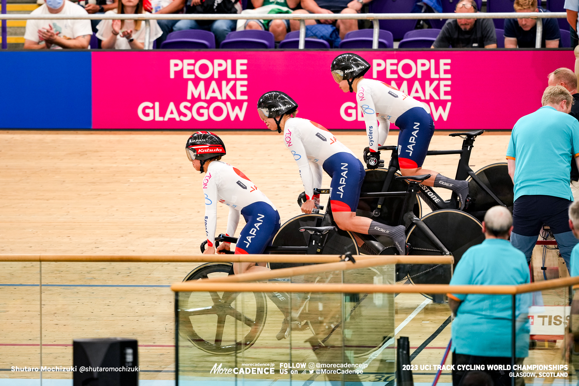 酒井亜樹, 佐藤水菜, 梅川風子, 女子チームスプリント 予選, WOMEN Elite Team Sprint Qualification, 2023世界選手権トラック グラスゴー, 2023 UCI CYCLING WORLD CHAMPIONSHIPS TRACK Glasgow, Great Britain