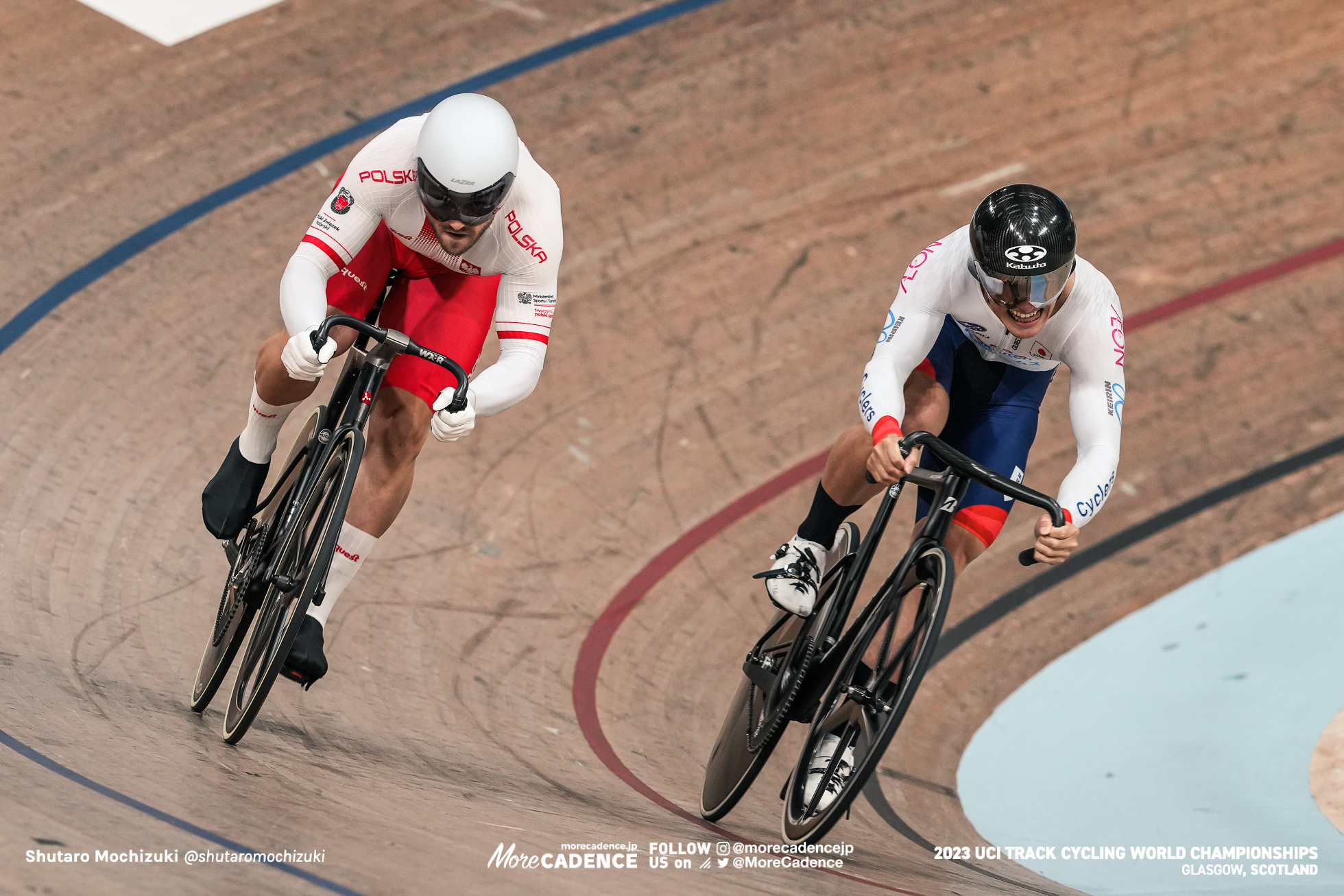 太田海也, OTA Kaiya, JPN, マテウス・ルディク, RUDYK Mateusz, POL, 男子スプリント 準々決勝, MEN Elite Sprint Quarter-finals, 2023世界選手権トラック グラスゴー, 2023 UCI CYCLING WORLD CHAMPIONSHIPS TRACK Glasgow, Great Britain