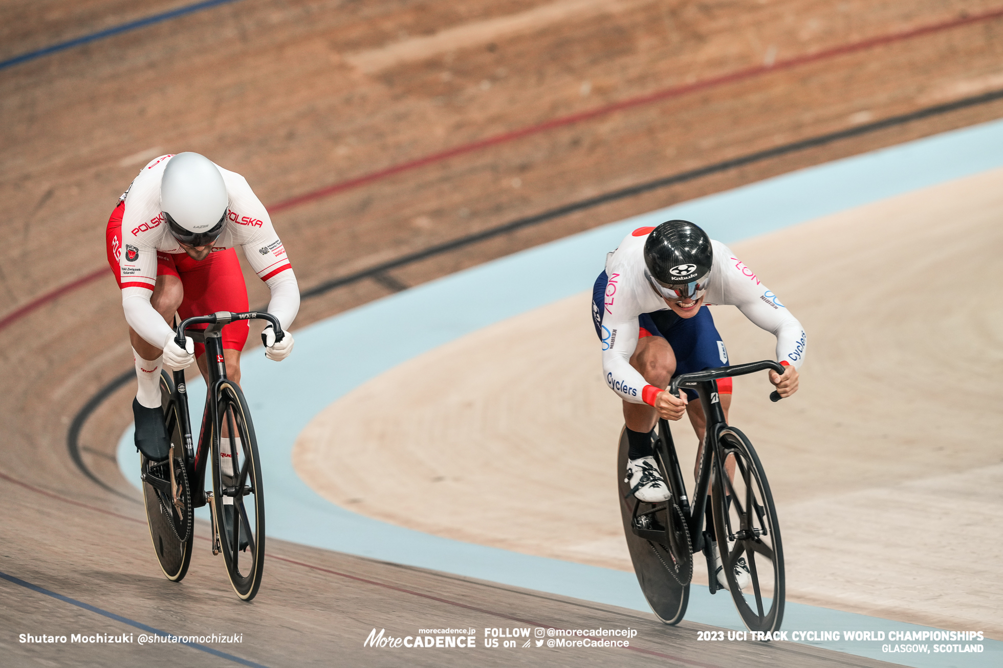 太田海也, OTA Kaiya, JPN, マテウス・ルディク, RUDYK Mateusz, POL, 男子スプリント 準々決勝, MEN Elite Sprint Quarter-finals, 2023世界選手権トラック グラスゴー, 2023 UCI CYCLING WORLD CHAMPIONSHIPS TRACK Glasgow, Great Britain