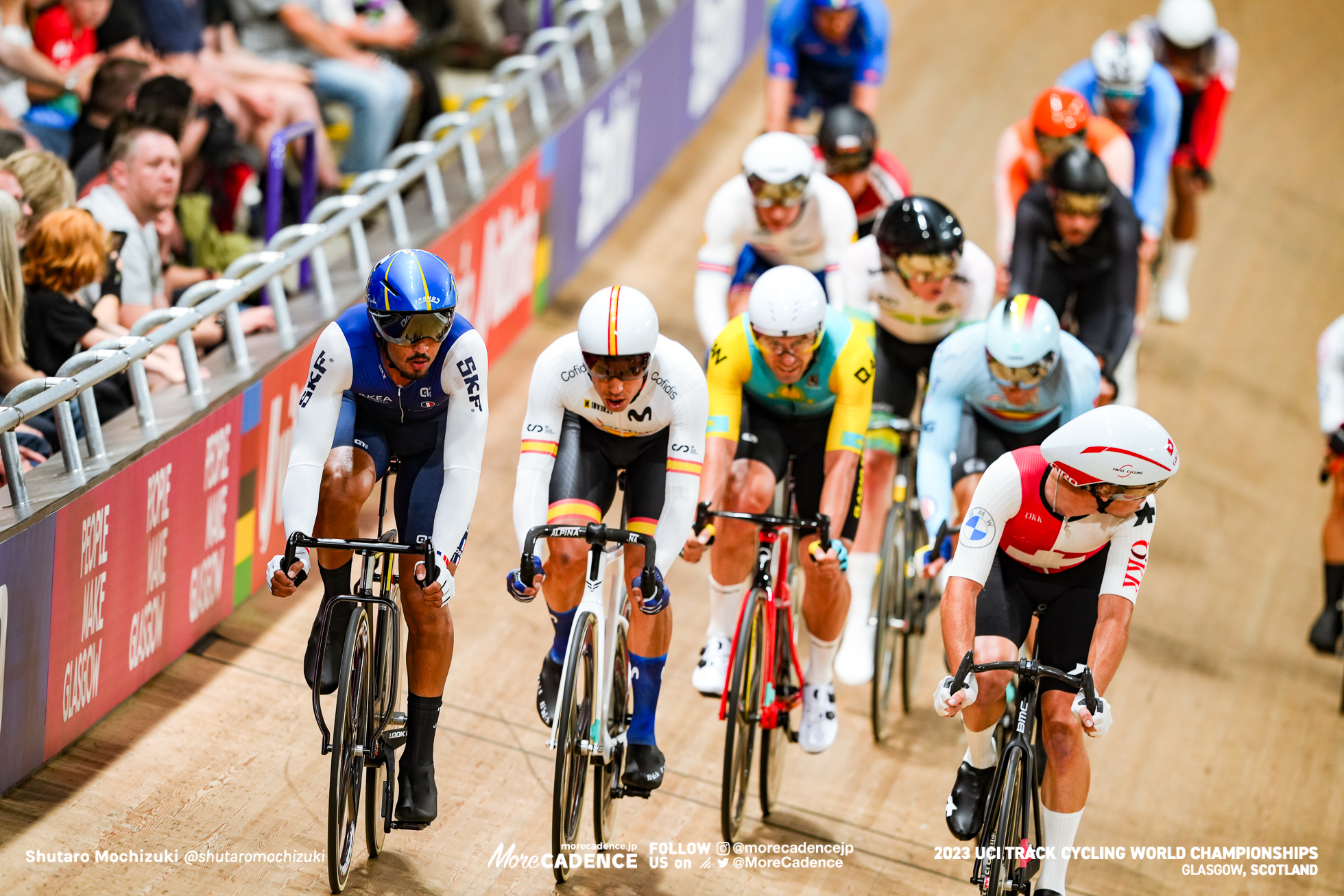 ドノヴァン・ゴロンダン, GRONDIN Donavan, FRA, アルベルト・トーレス, TORRES BARCELO Albert, ESP, 男子スクラッチ, MEN Elite Scratch Race, 2023世界選手権トラック グラスゴー, 2023 UCI CYCLING WORLD CHAMPIONSHIPS TRACK Glasgow, Great Britain