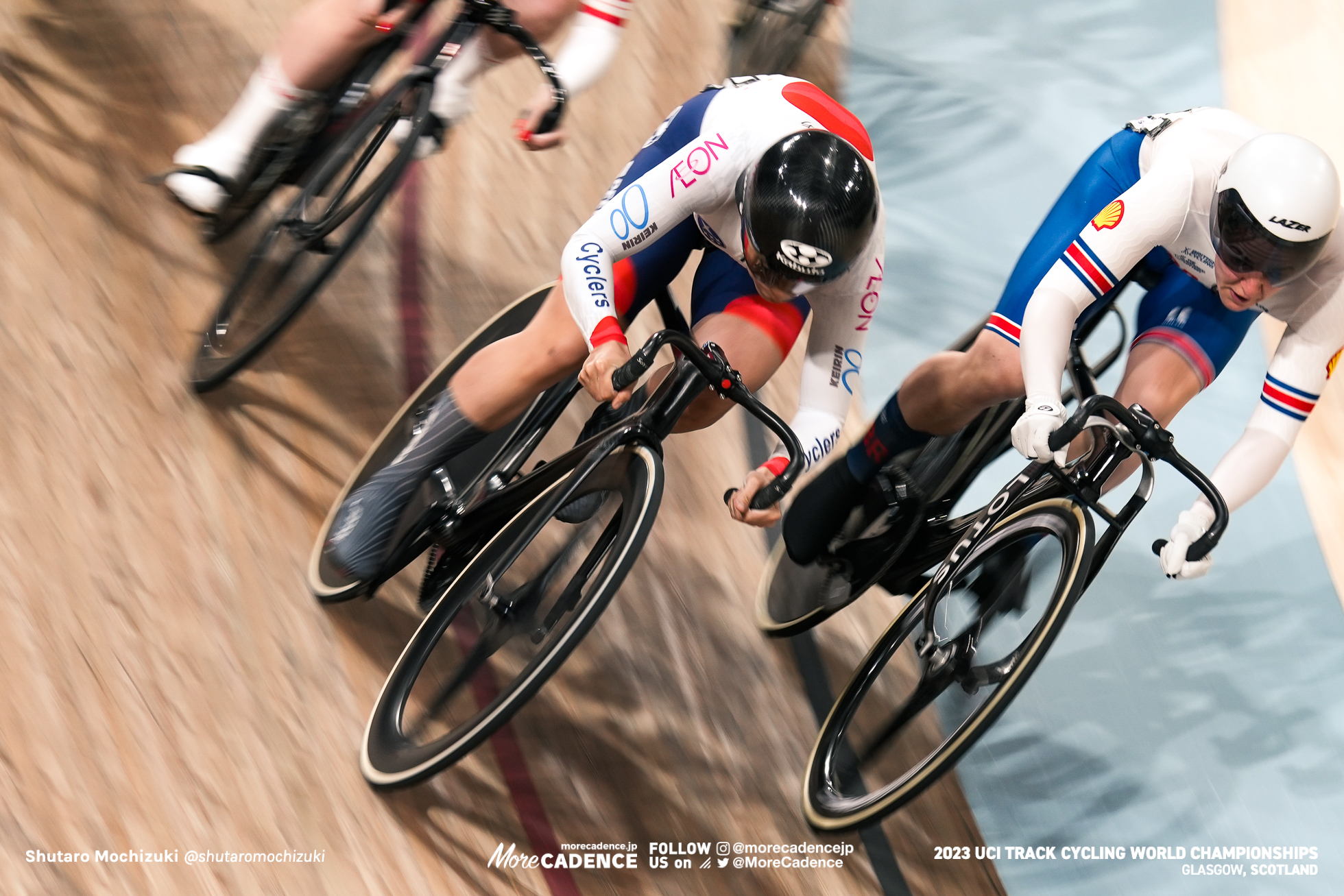 佐藤水菜, SATO Mina, JPN, ケイティー・マーシャン, MARCHANT Katy, GBR, 女子ケイリン 1回戦, WOMEN Elite Keirin 1st Round, 2023世界選手権トラック グラスゴー, 2023 UCI CYCLING WORLD CHAMPIONSHIPS TRACK Glasgow, Great Britain