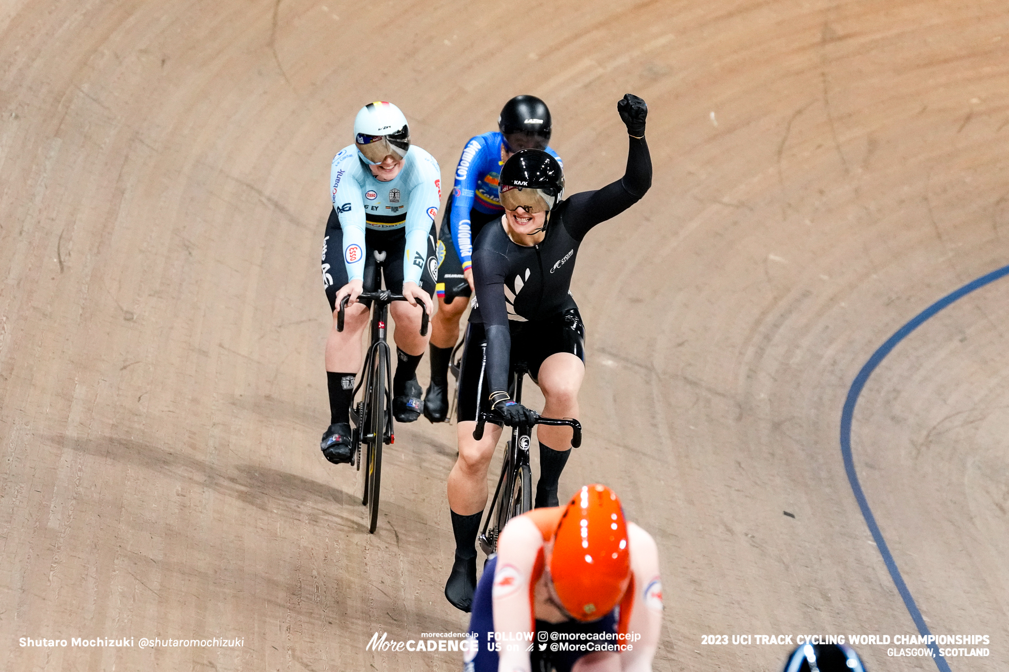 エルレス・アンドリュース, ANDREWS Ellesse, NZL, ニッキー・デグレンデル, DEGRENDELE Nicky, BEL, 女子ケイリン 決勝 1-6, WOMEN Elite Keirin Final 1-6, 2023世界選手権トラック グラスゴー, 2023 UCI CYCLING WORLD CHAMPIONSHIPS TRACK Glasgow, Great Britain