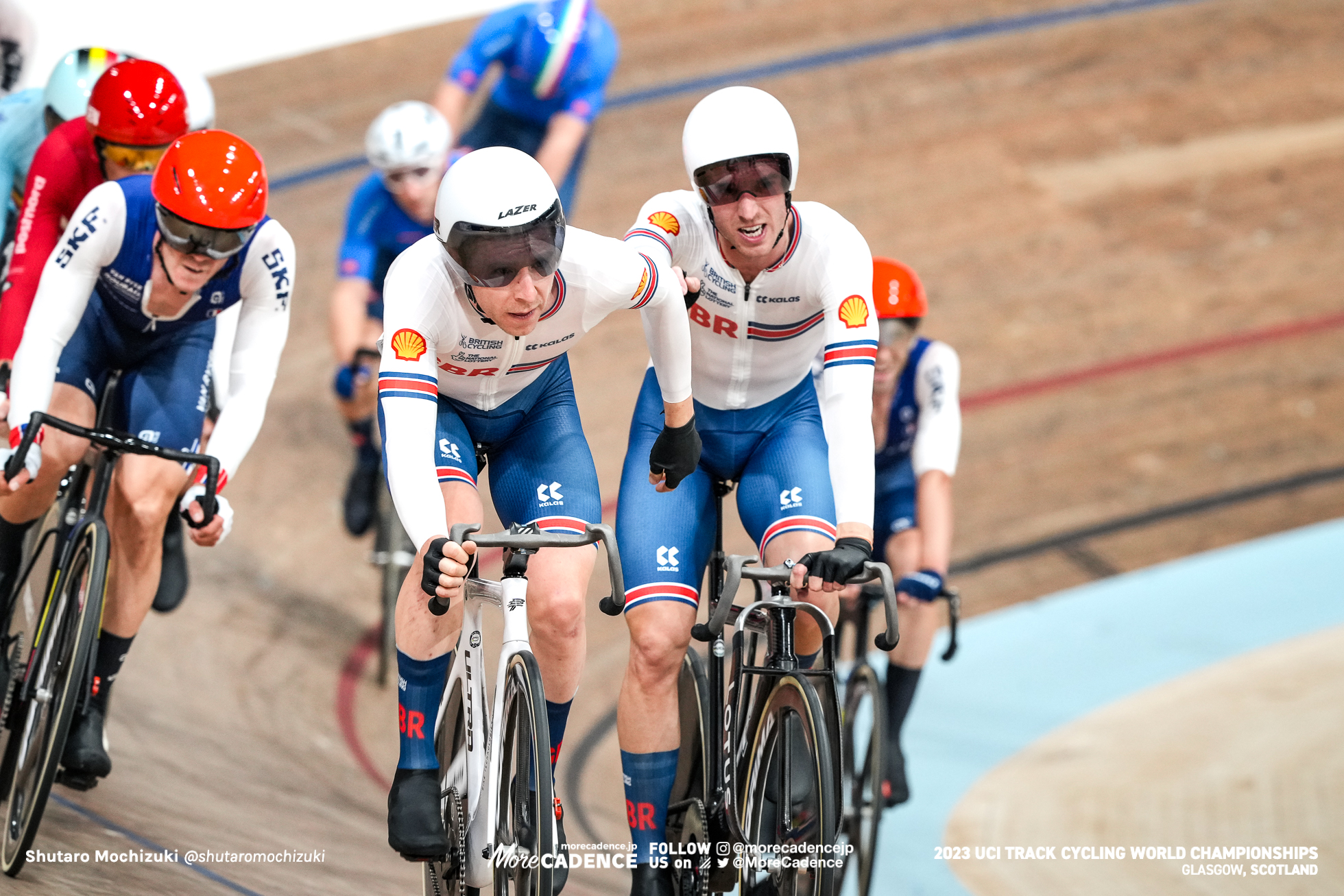 オリバー・ウッド, WOOD Oliver, マーク・スチュワート, STEWART Mark, GBR, 男子マディソン, MEN Elite Madison, 2023世界選手権トラック グラスゴー, 2023 UCI CYCLING WORLD CHAMPIONSHIPS TRACK Glasgow, Great Britain