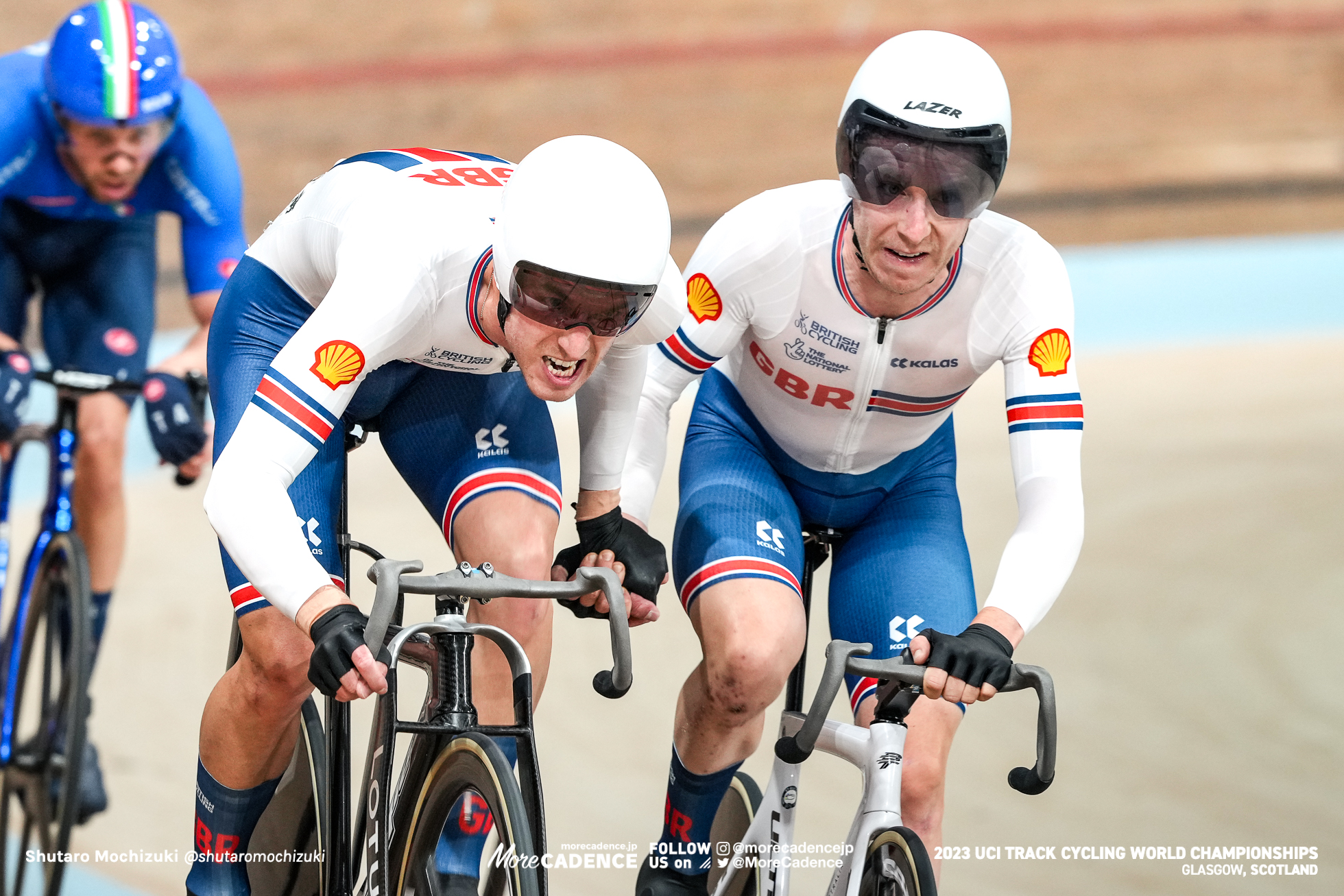 オリバー・ウッド, WOOD Oliver, マーク・スチュワート, STEWART Mark, GBR, 男子マディソン, MEN Elite Madison, 2023世界選手権トラック グラスゴー, 2023 UCI CYCLING WORLD CHAMPIONSHIPS TRACK Glasgow, Great Britain