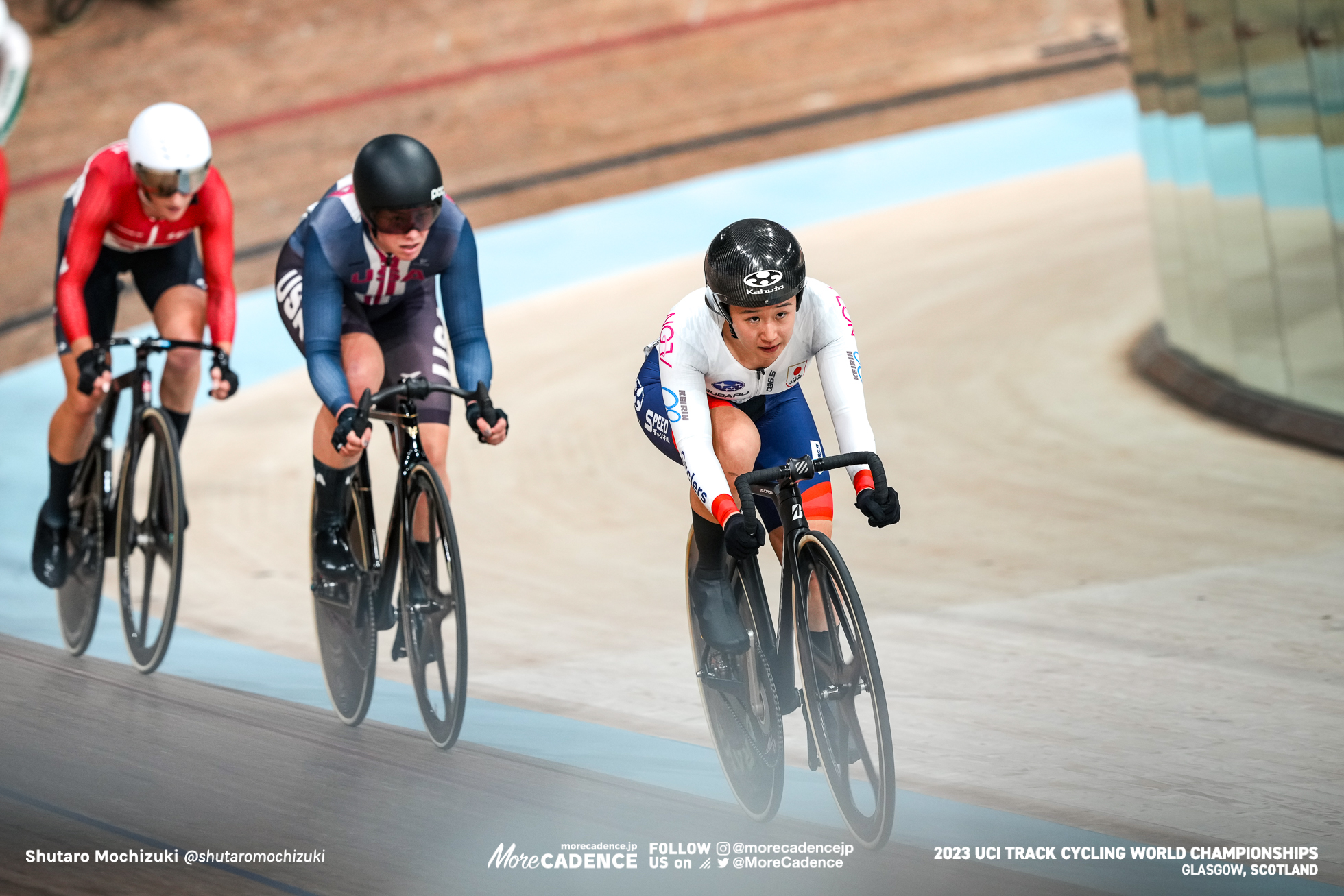 梶原悠未, KAJIHARA Yumi, JPN, ジェニファー・バレンテ, VALENTE Jennifer, USA, 女子オムニアム ポイントレース, WOMEN Elite Omnium Points Race, 2023世界選手権トラック グラスゴー, 2023 UCI CYCLING WORLD CHAMPIONSHIPS TRACK Glasgow, Great Britain