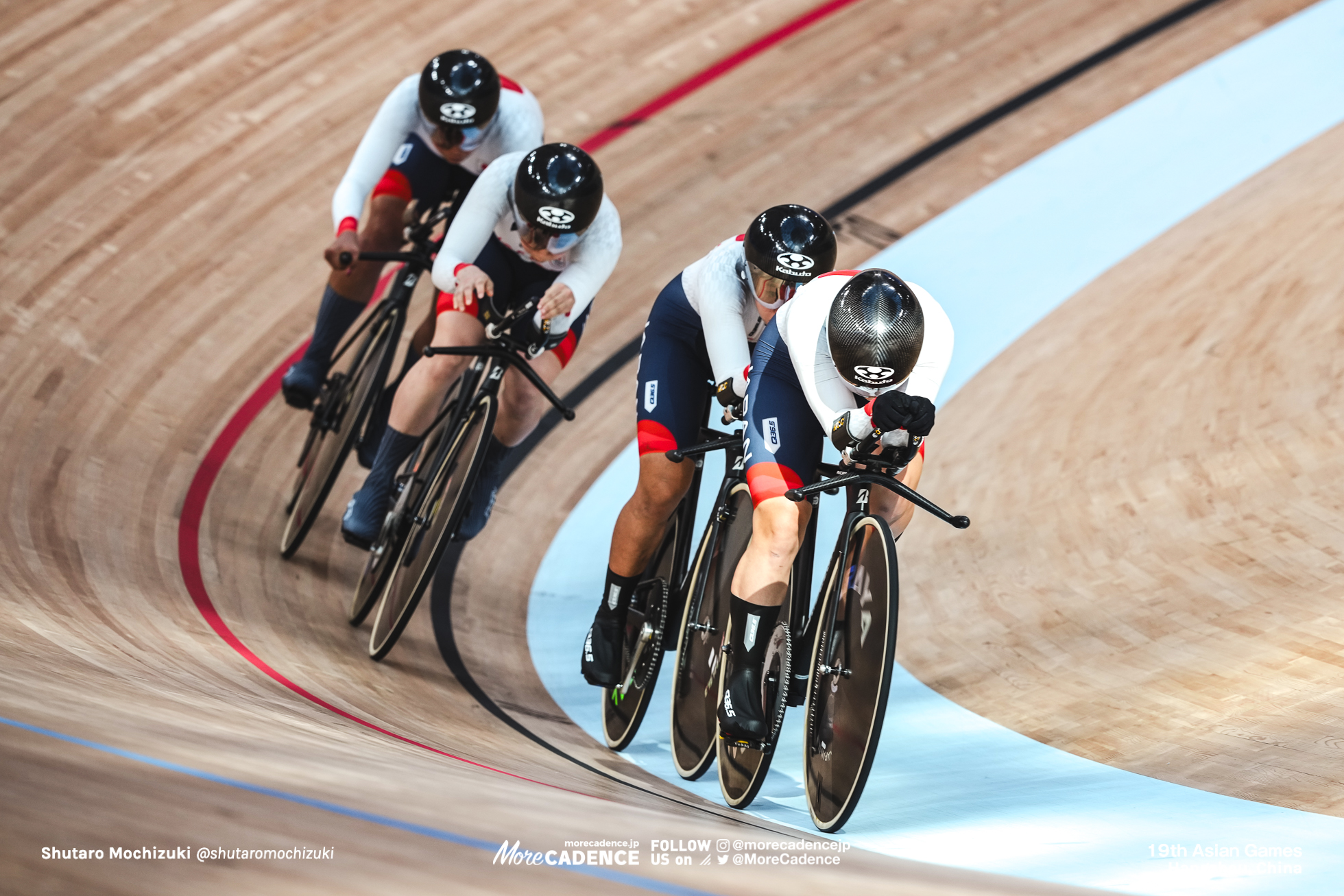 梶原悠未, 池田瑞紀, 内野艶和, 垣田真穂, 女子チームパシュート決勝, Women's Team Pursuit FInal for Gold, 19th Asian Games, Hangzhou, China