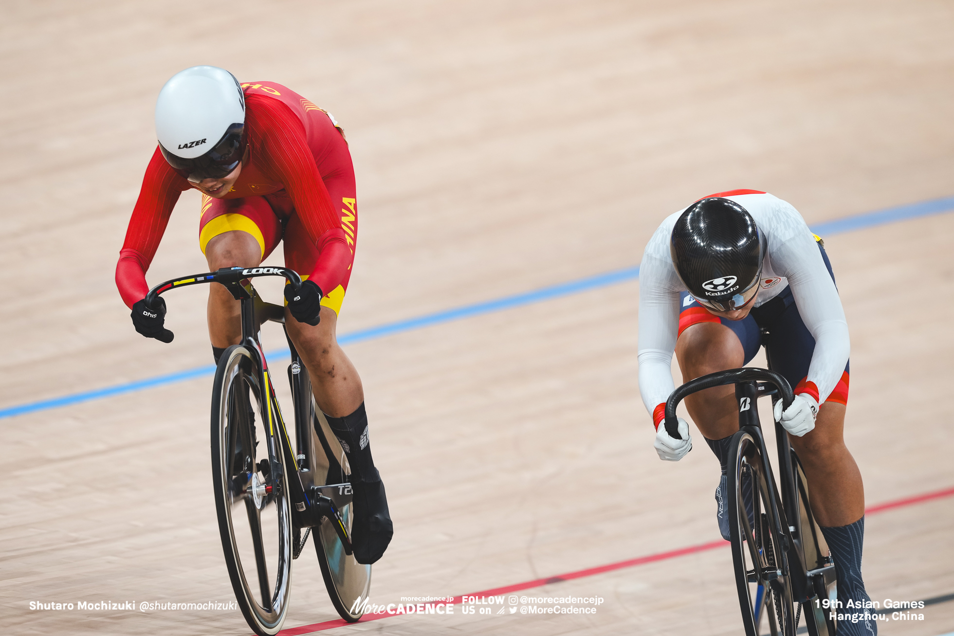 太田りゆ, 苑丽颖 ユアン・リイン, YUAN Liying, CHN, 女子スプリント準決勝, Women's Sprint Semifinal, 19th Asian Games, Hangzhou, China