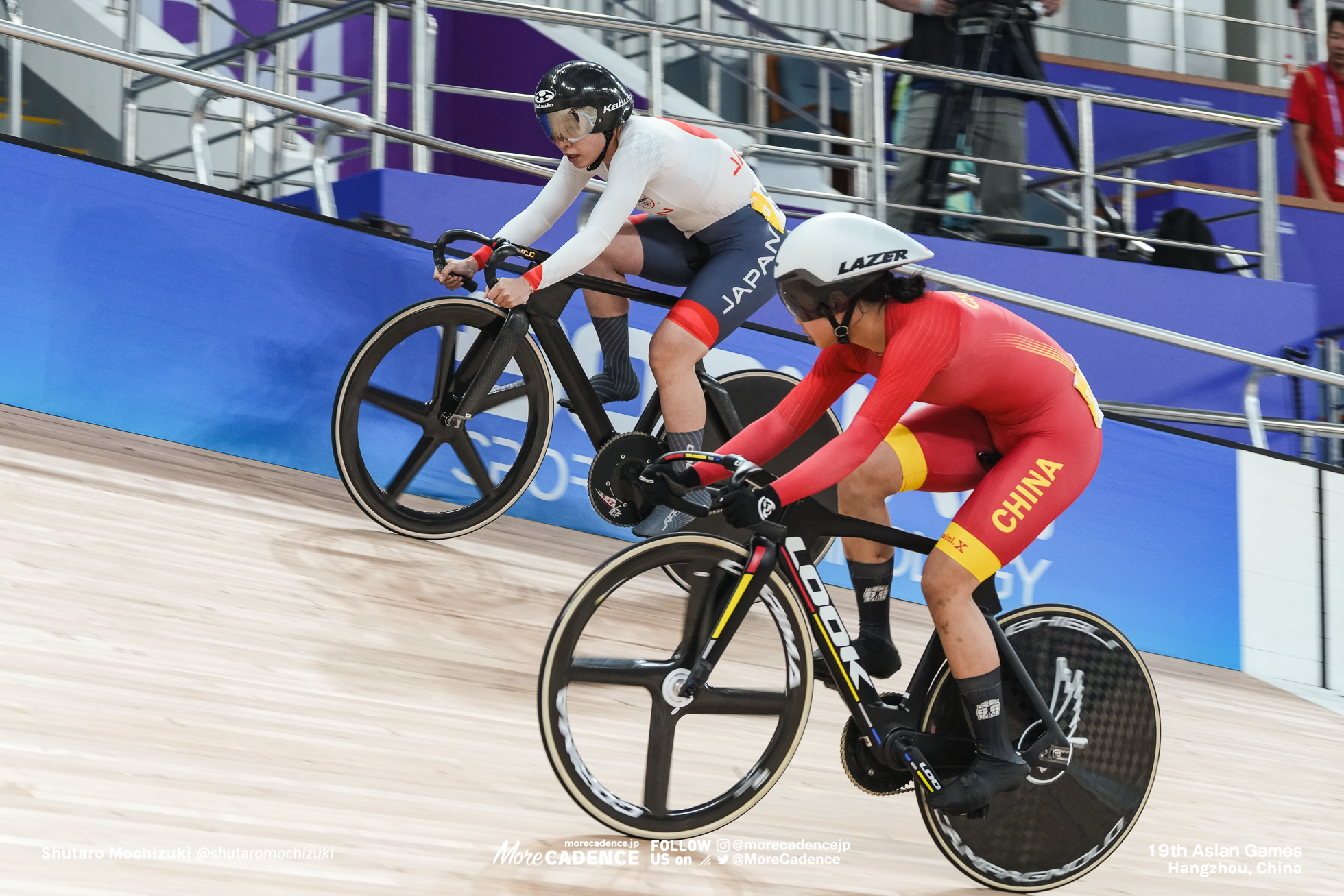 佐藤水菜, 苑丽颖 ユアン・リイン, YUAN Liying, CHN, 女子スプリント決勝, Women's Sprint Final for Gold, 19th Asian Games, Hangzhou, China