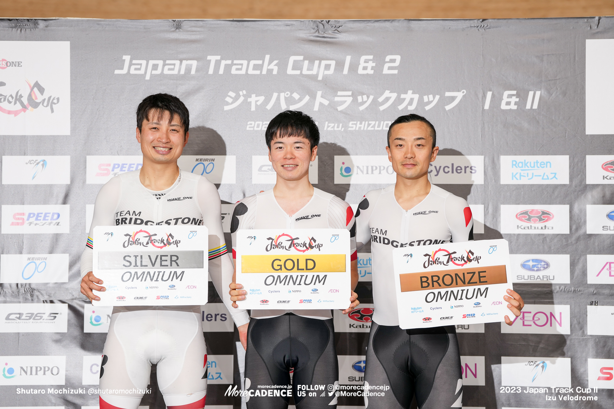 兒島直樹（BGT）, 橋本英也（BGT）, 窪木一茂（BGT）, Point race, Men Elite Omnium, 2023 Japan Track Cup Ⅱ