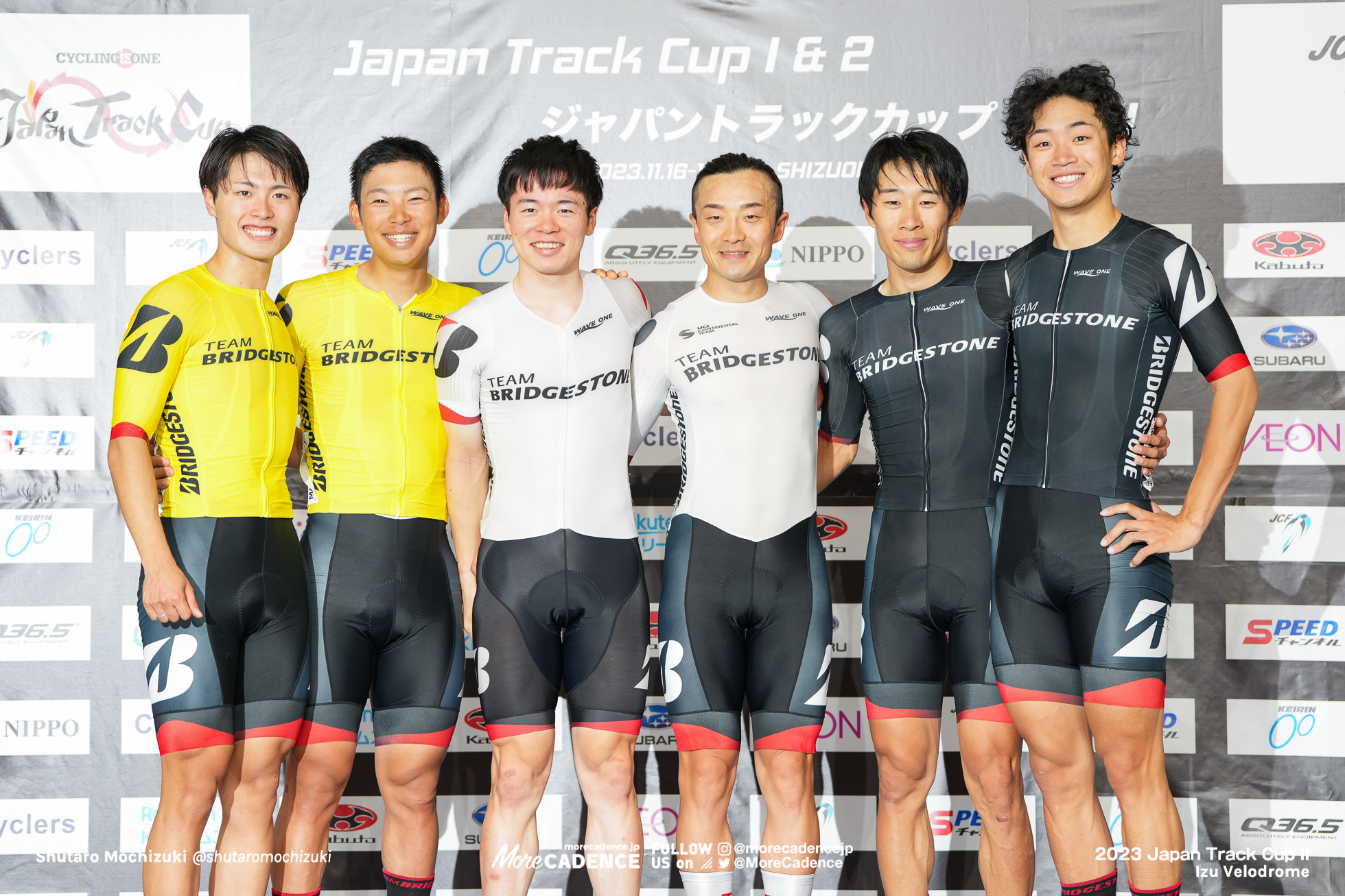 窪木一茂, 兒島直樹, （Team Bridgestone Cycling 1）, 今村駿介, 岡本勝哉, （Team Bridgestone Cycling 4）, 松田祥位, 河野翔輝, （Team Bridgestone Cycling 2）, Final, Men Elite Madison, 2023 Japan Track Cup Ⅱ