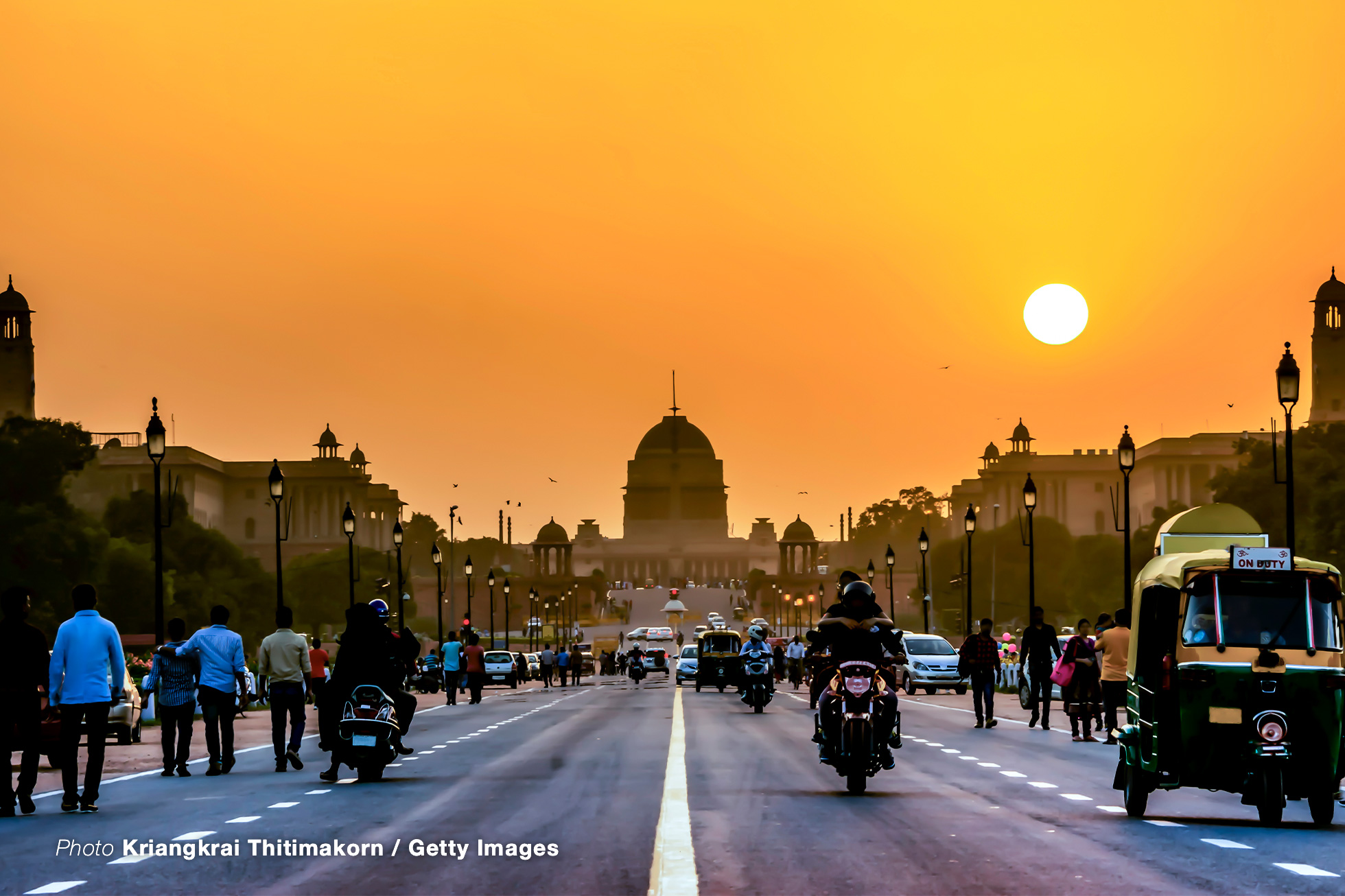 The Rashtrapati Bhavan is the official home of the president located at the Western end of Rajpath in New Delhi, India.