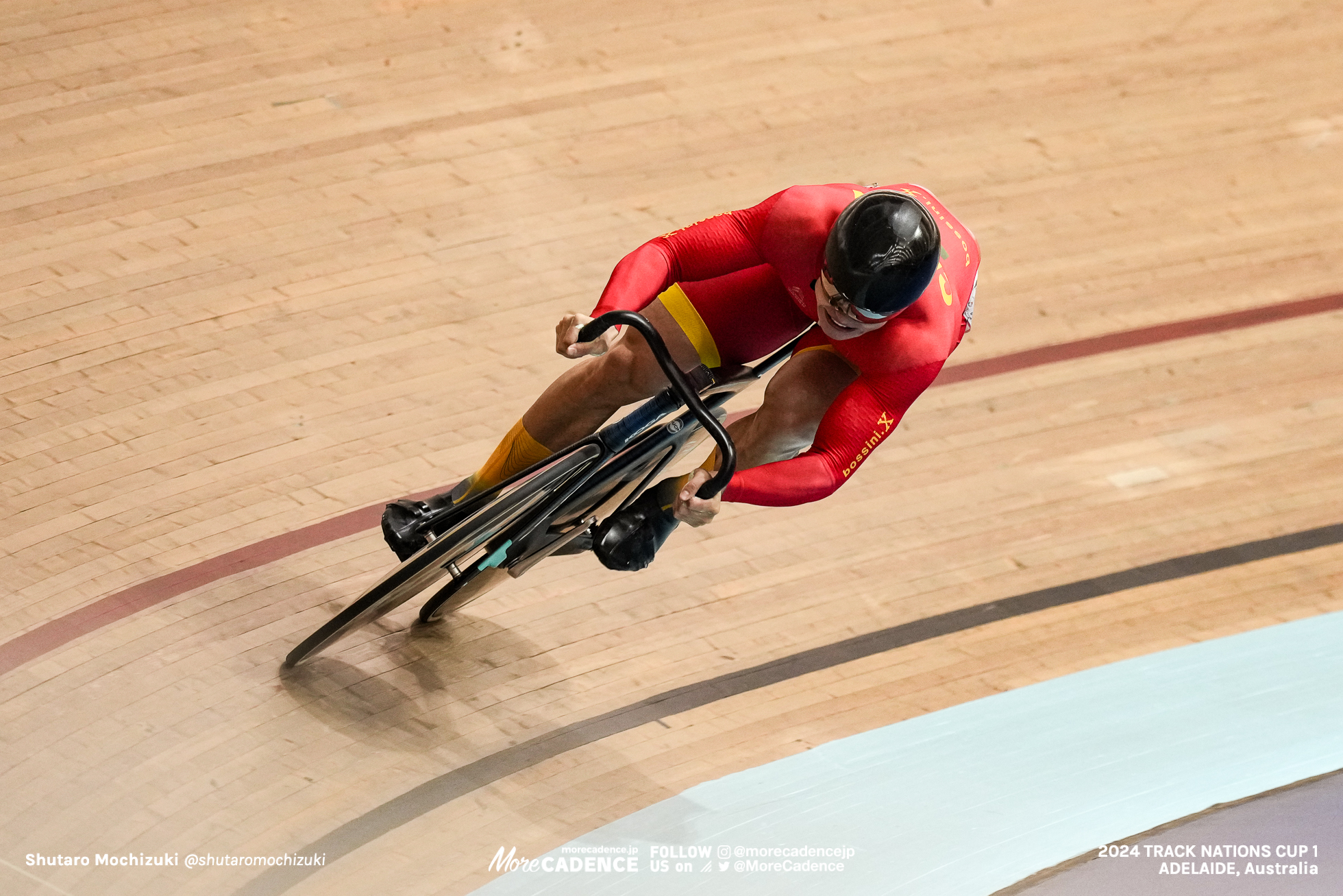 チョウ・ユー, ZHOU Yu, CHN, 男子スプリント 予選, MEN'S Sprint Qualification 200mFTT, 2024トラックネーションズカップ アデレード, 2024 UCI TRACK NATIONS CUP Adelaide, Australia