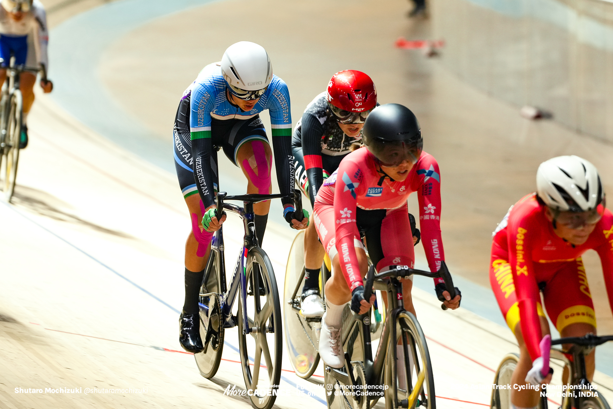 マーガリータ・ミシュリーナ, MISYURINA Margarita, UZB, 梁宝儀 リャン・ボーイー, LEUNG Bo Yee, HKG, 女子ポイントレース, WOMEN'S Points Race, 2024アジア選手権トラック, 2024 ASIAN TRACK CYCLING CHAMPIONSHIPS, New Delhi, India