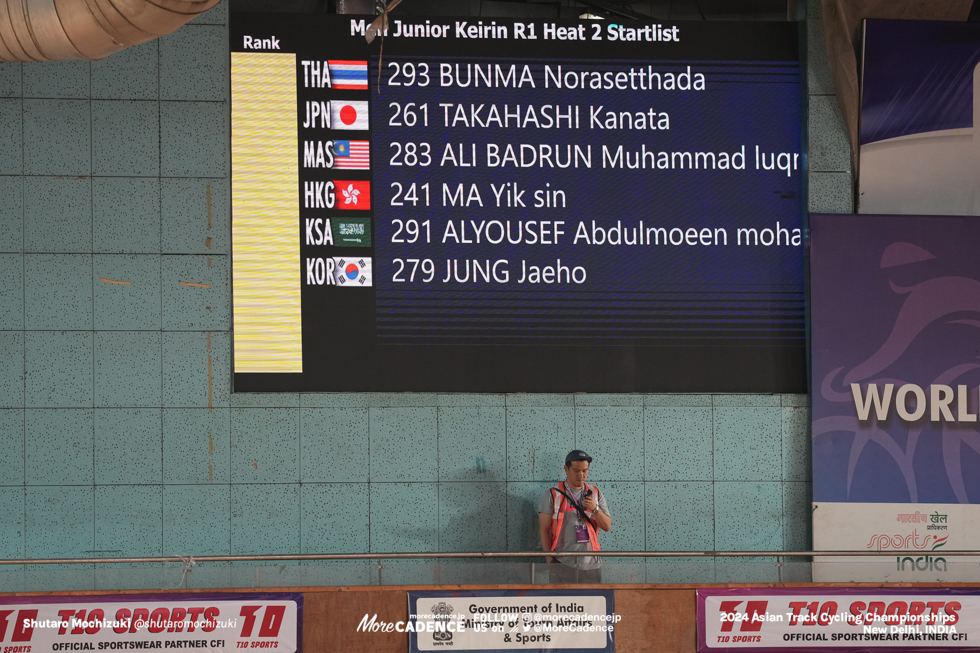 髙橋奏多, TAKAHASHI Kanata, JPN, 男子ジュニア ケイリン 1回戦, MEN'S Junior Keirin 1st Round, 2024アジア選手権トラック, 2024 ASIAN TRACK CYCLING CHAMPIONSHIPS, New Delhi, India