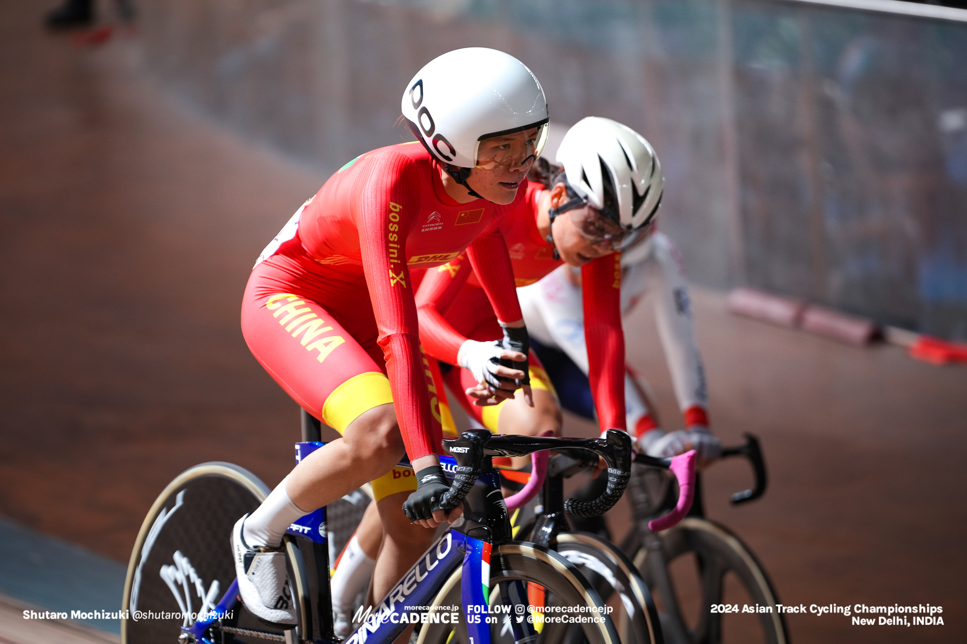 チョウ・メンハン, ZHOU Menghan, ファン・ジーリン, HUANG Zhilin, CHN, 女子マディソン, WOMEN'S Madison, 2024アジア選手権トラック, 2024 ASIAN TRACK CYCLING CHAMPIONSHIPS, New Delhi, India