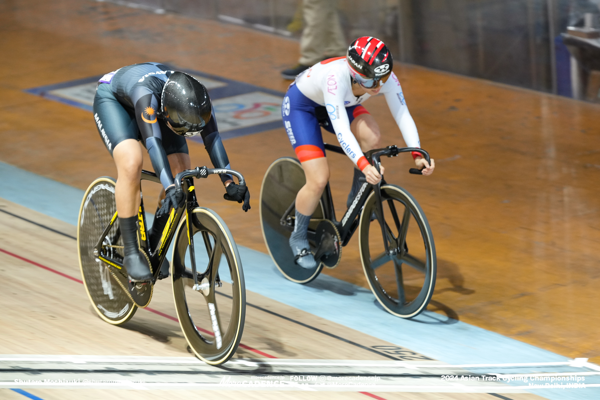 酒井亜樹, SAKAI Aki, JPN, ニューラル・モフダスリ, MOHD ASRI Nurul Izzah Izzati, MAS, 女子スプリント 3位決定戦, WOMEN'S Sprint Final for Bronze, 2024アジア選手権トラック, 2024 ASIAN TRACK CYCLING CHAMPIONSHIPS, New Delhi, India