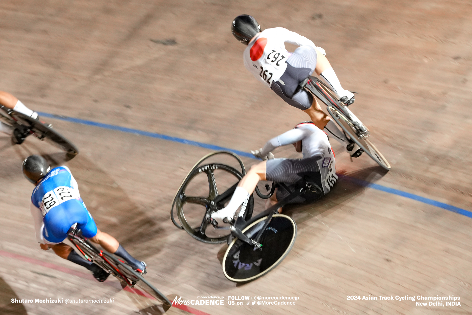 丸山留依, MARUYAMA Rui, JPN, 髙橋奏多, TAKAHASHI Kanata, JPN, 男子ジュニア ケイリン 決勝 1-6, MEN'S Junior Keirin Final 1-6, 2024アジア選手権トラック, 2024 ASIAN TRACK CYCLING CHAMPIONSHIPS, New Delhi, India