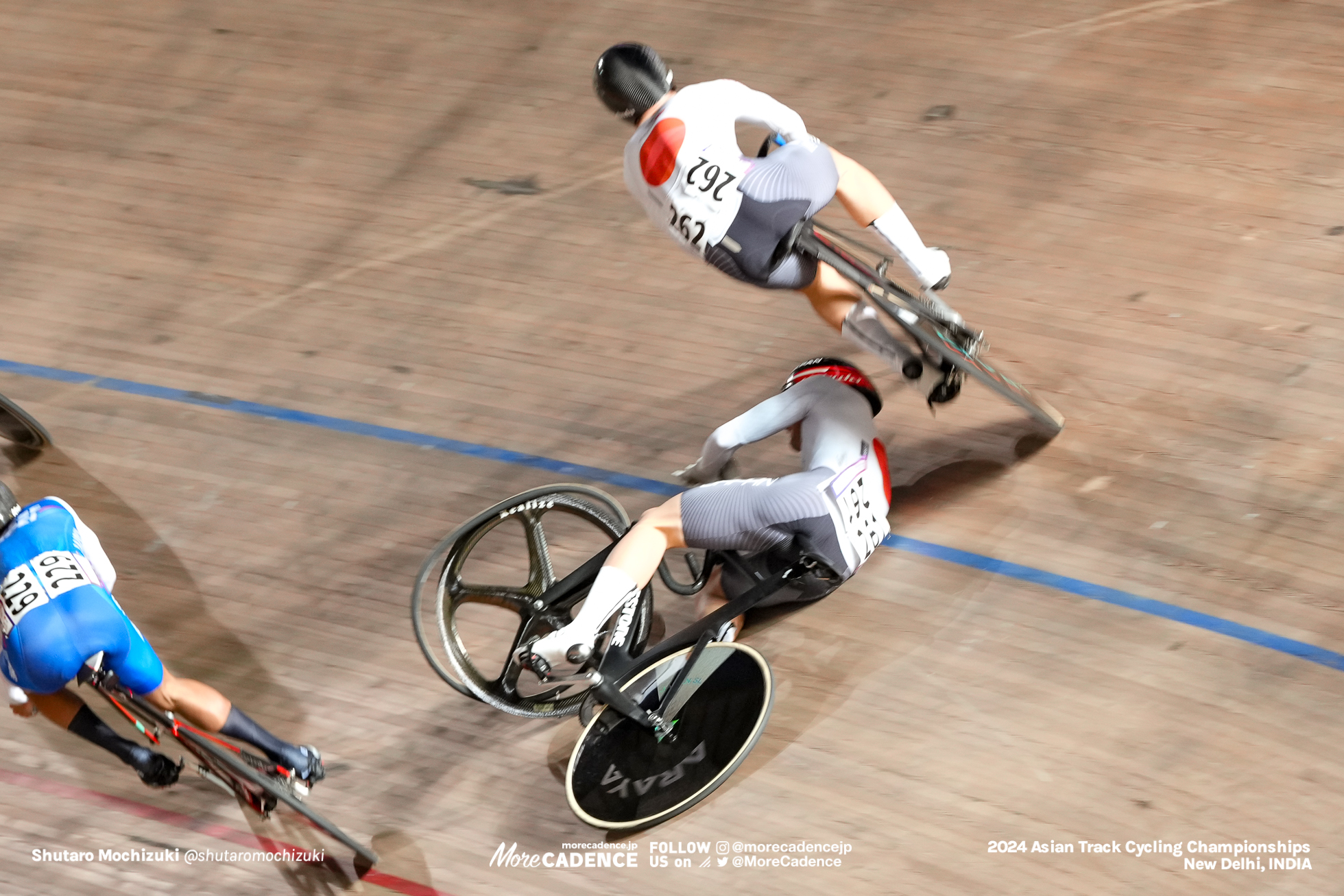 丸山留依, MARUYAMA Rui, JPN, 髙橋奏多, TAKAHASHI Kanata, JPN, 男子ジュニア ケイリン 決勝 1-6, MEN'S Junior Keirin Final 1-6, 2024アジア選手権トラック, 2024 ASIAN TRACK CYCLING CHAMPIONSHIPS, New Delhi, India