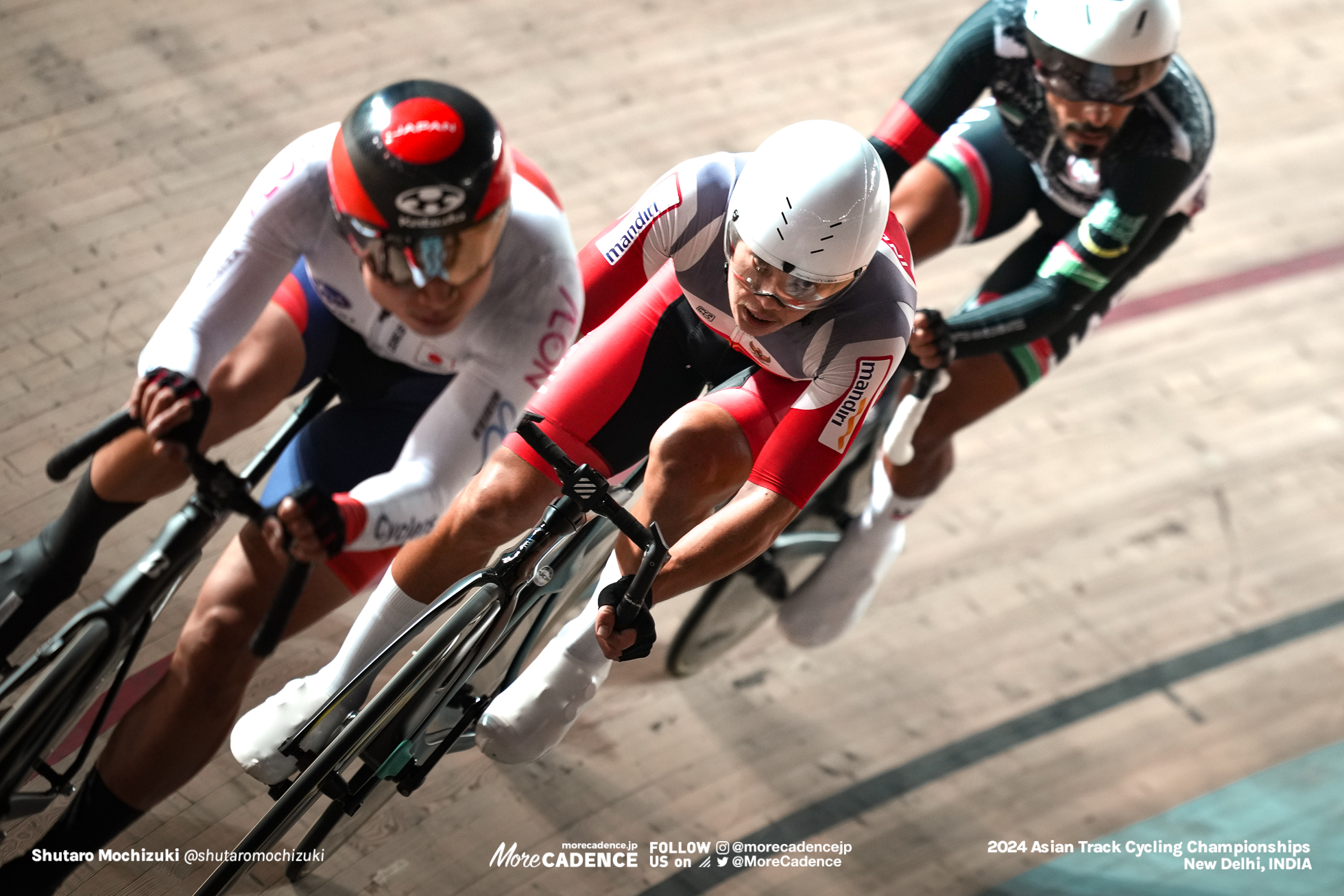 橋本英也, HASHIMOTO Eiya, JPN, ベルナルド・ファンアールト, VAN AERT Bernard Benyamin, INA, 男子オムニアム ポイントレース, MEN'S Omnium Points Race, 2024アジア選手権トラック, 2024 ASIAN TRACK CYCLING CHAMPIONSHIPS, New Delhi, India