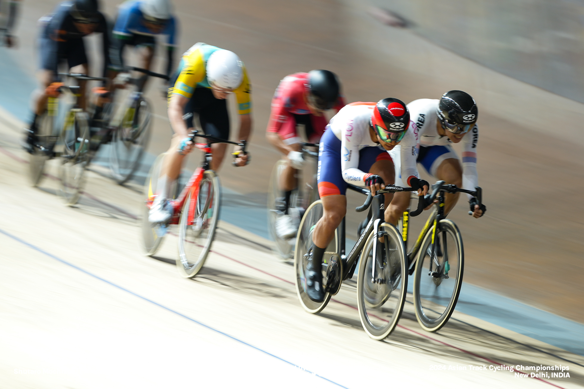 今村駿介, IMAMURA Shunsuke, JPN, キム・ヒョンセオ, KIM Hyeonseok, KOR, 男子スクラッチ, MEN'S Scratch Race, 2024アジア選手権トラック, 2024 ASIAN TRACK CYCLING CHAMPIONSHIPS, New Delhi, India