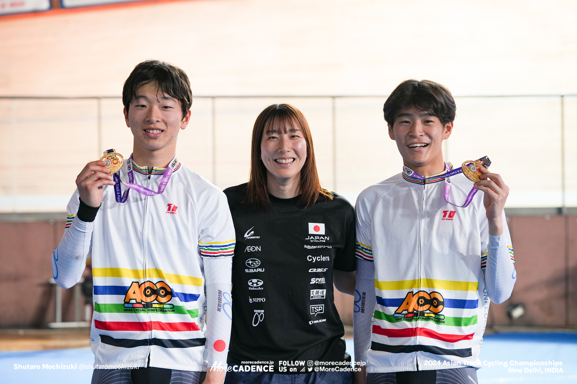 三浦一真, MIURA Kazuma, 木綿崚介, MOMEN Ryosuke, 上野みなみ, JPN, 男子ジュニア マディソン, MEN'S Junior Madison, 2024アジア選手権トラック, 2024 ASIAN TRACK CYCLING CHAMPIONSHIPS, New Delhi, India