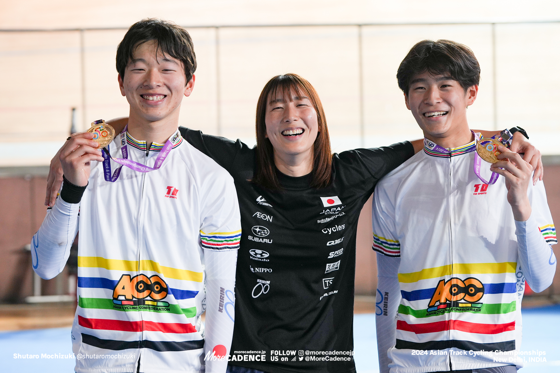 三浦一真, MIURA Kazuma, 木綿崚介, MOMEN Ryosuke, 上野みなみ, JPN, 男子ジュニア マディソン, MEN'S Junior Madison, 2024アジア選手権トラック, 2024 ASIAN TRACK CYCLING CHAMPIONSHIPS, New Delhi, India