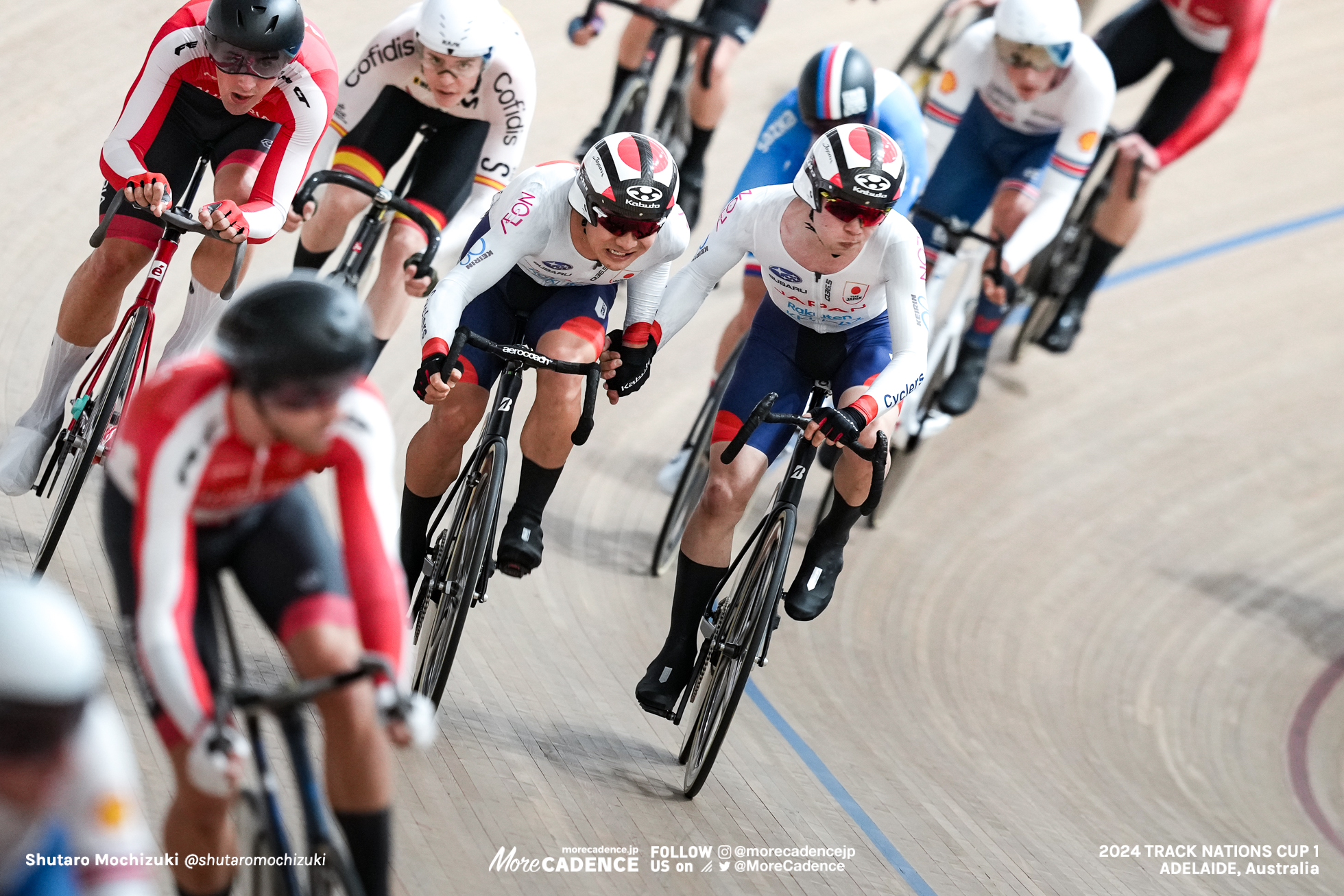 窪木一茂, KUBOKI Kazushige, 兒島直樹, KOJIMA Naoki, JPN, 男子マディソン, MEN'S Madison, 2024トラックネーションズカップ アデレード, 2024 UCI TRACK NATIONS CUP Adelaide, Australia