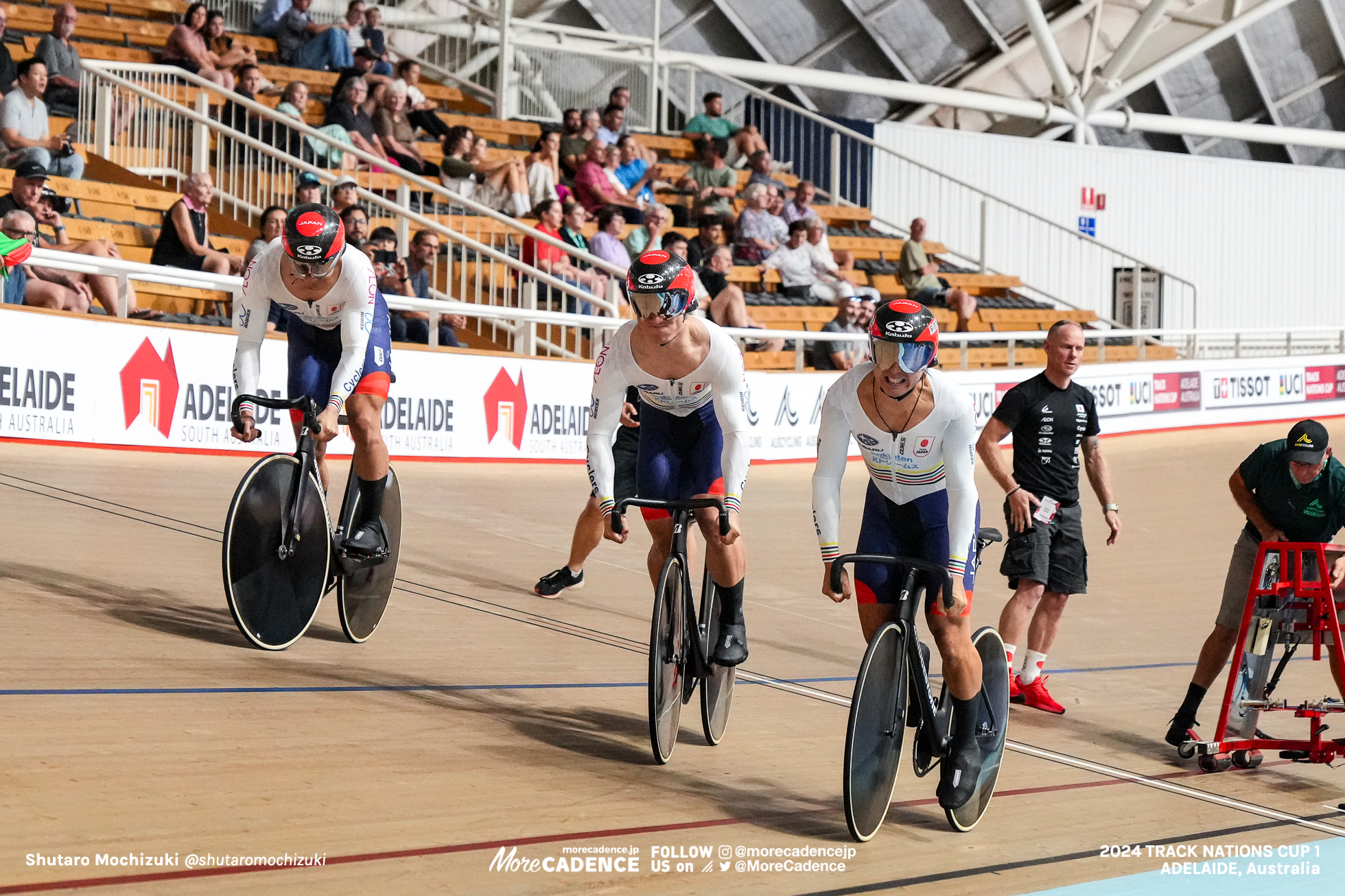 長迫吉拓, NAGASAKO Yoshitaku, 太田海也, OTA Kaiya, 小原佑太, OBARA Yuta, JPN, 男子チームスプリント 決勝, MEN'S Team Sprint Final for Gold, 2024トラックネーションズカップ アデレード, 2024 UCI TRACK NAT長迫吉拓, NAGASAKO Yoshitaku, 太田海也, OTA Kaiya, 小原佑太, OBARA Yuta, JPN, 男子チームスプリント 決勝, MEN'S Team Sprint Final for Gold, 2024トラックネーションズカップ アデレード, 2024 UCI TRACK NATIONS CUP Adelaide, AustraliaIONS CUP Adelaide, Australia