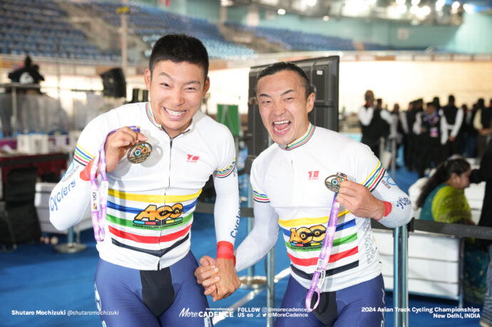 今村駿介, IMAMURA Shunsuke, 窪木一茂, KUBOKI Kazushige, JPN, 男子マディソン, MEN'S Madison, 2024アジア選手権トラック, 2024 ASIAN TRACK CYCLING CHAMPIONSHIPS, New Delhi, India