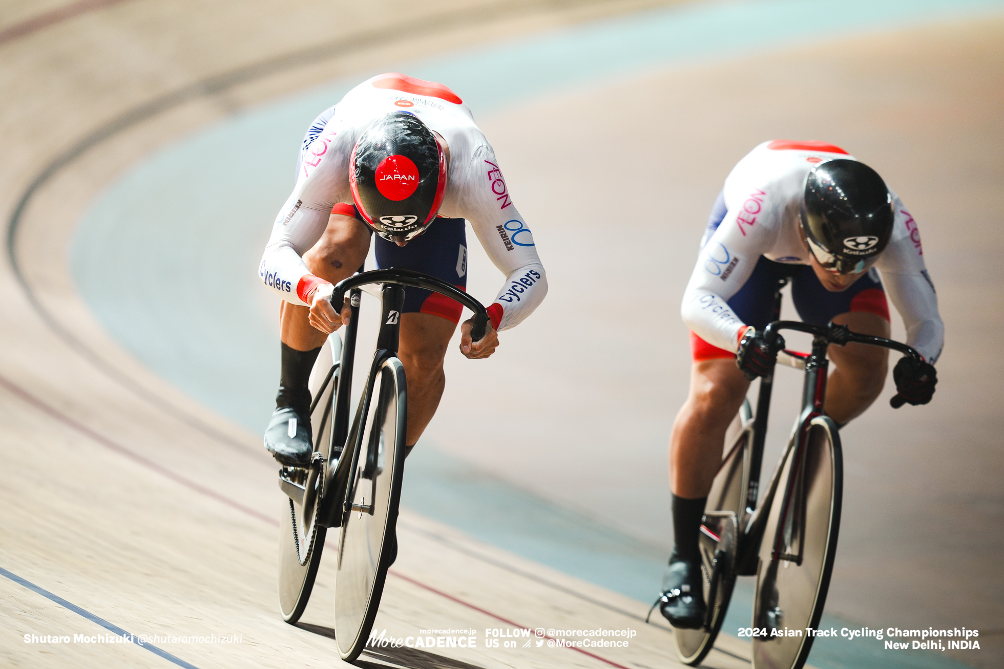 中石湊, NAKAISHI Minato, 山﨑賢人, YAMASAKI Kento, JPN, 男子チームスプリント 予選, MEN'S Team Sprint Qualification, 2024アジア選手権トラック, 2024 ASIAN TRACK CYCLING CHAMPIONSHIPS, New Delhi, India