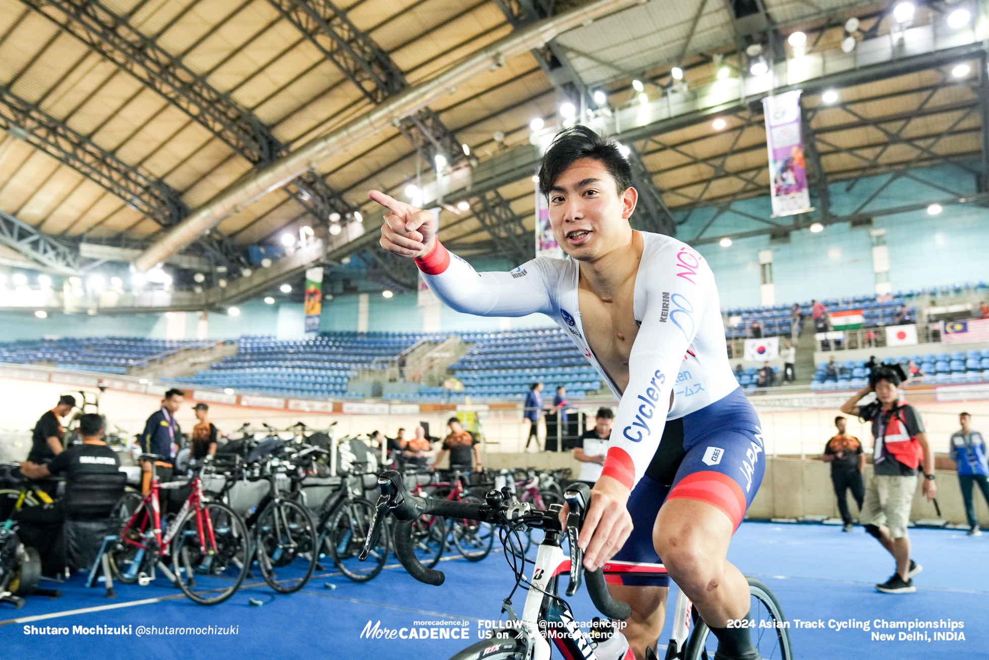 小原佑太, OBARA Yuta, JPN, 男子チームスプリント 決勝, MEN'S Team Sprint Final for Gold, 2024アジア選手権トラック, 2024 ASIAN TRACK CYCLING CHAMPIONSHIPS, New Delhi, India