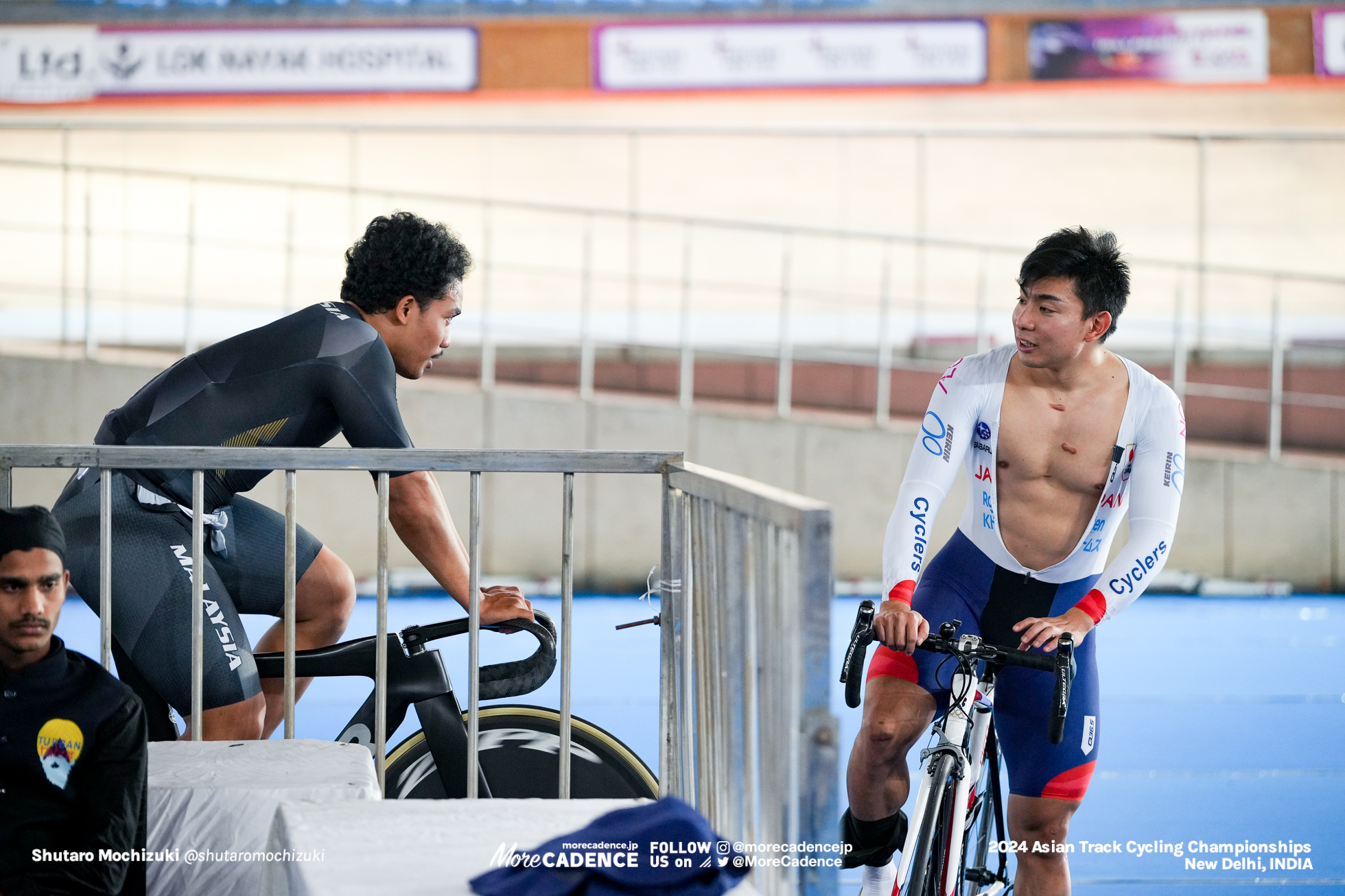 小原佑太, OBARA Yuta, JPN, ムハンマド・ゾニス, MOHD ZONIS Muhammad Fadhil, MAS, 男子チームスプリント, MEN'S Team Sprint, 2024アジア選手権トラック, 2024 ASIAN TRACK CYCLING CHAMPIONSHIPS, New Delhi, India