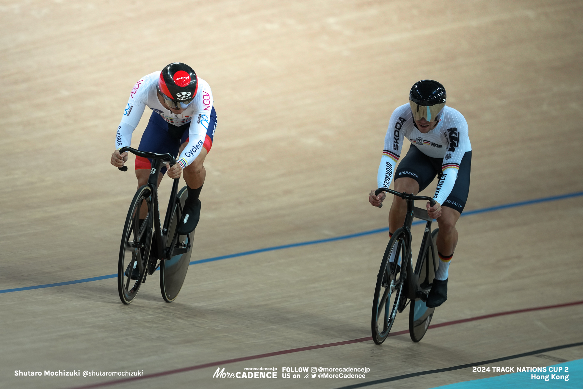 小原佑太, OBARA Yuta, JPN, マキシミリアン・ドルンバッハ, DORNBACH Maximilian, GER, 男子スプリント 1回戦, MEN'S Sprint 1st Round, 2024トラックネーションズカップ 香港, 2024 UCI TRACK NATIONS CUP Hong Kong