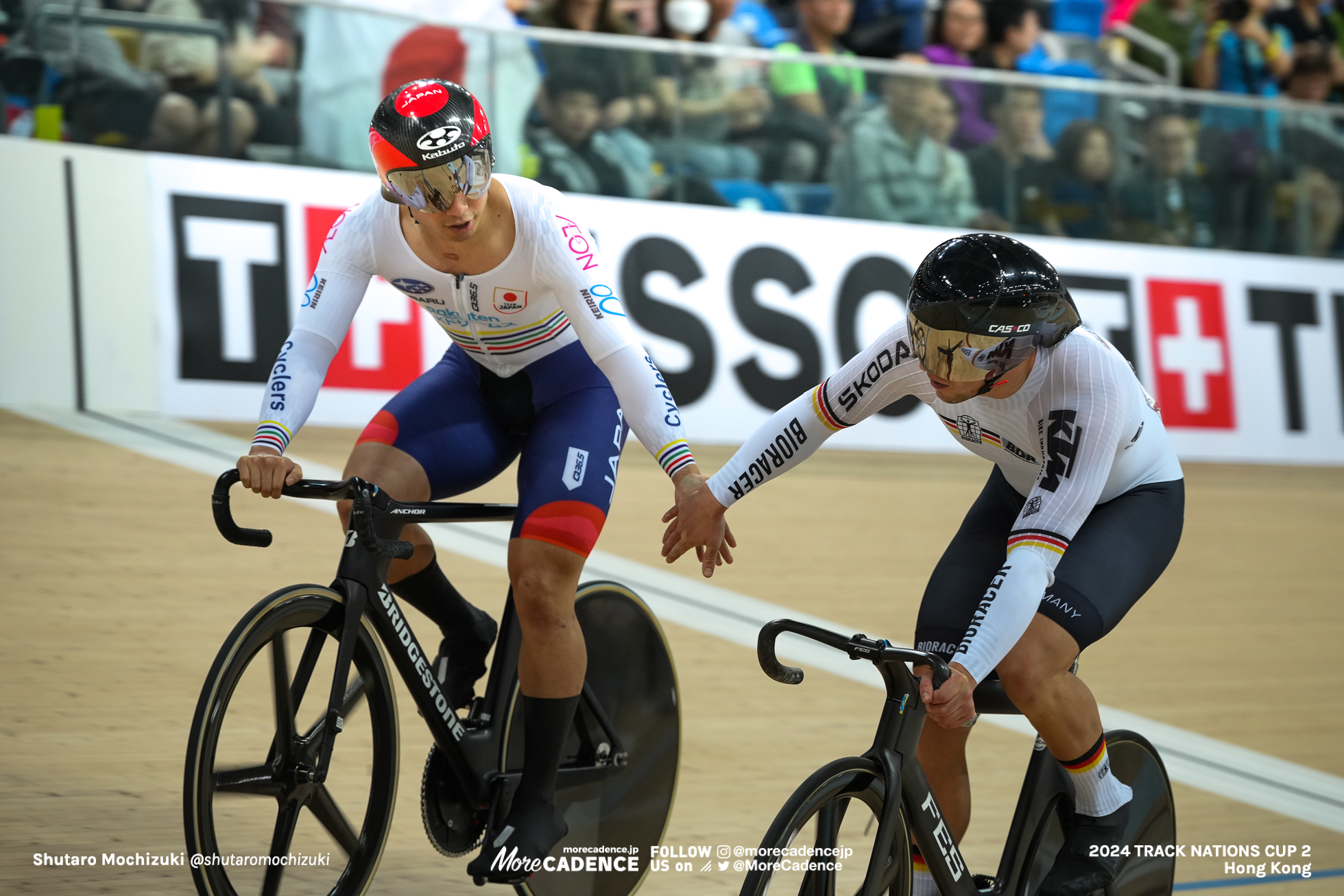 小原佑太, OBARA Yuta, JPN, マキシミリアン・ドルンバッハ, DORNBACH Maximilian, GER, 男子スプリント 1回戦, MEN'S Sprint 1st Round, 2024トラックネーションズカップ 香港, 2024 UCI TRACK NATIONS CUP Hong Kong