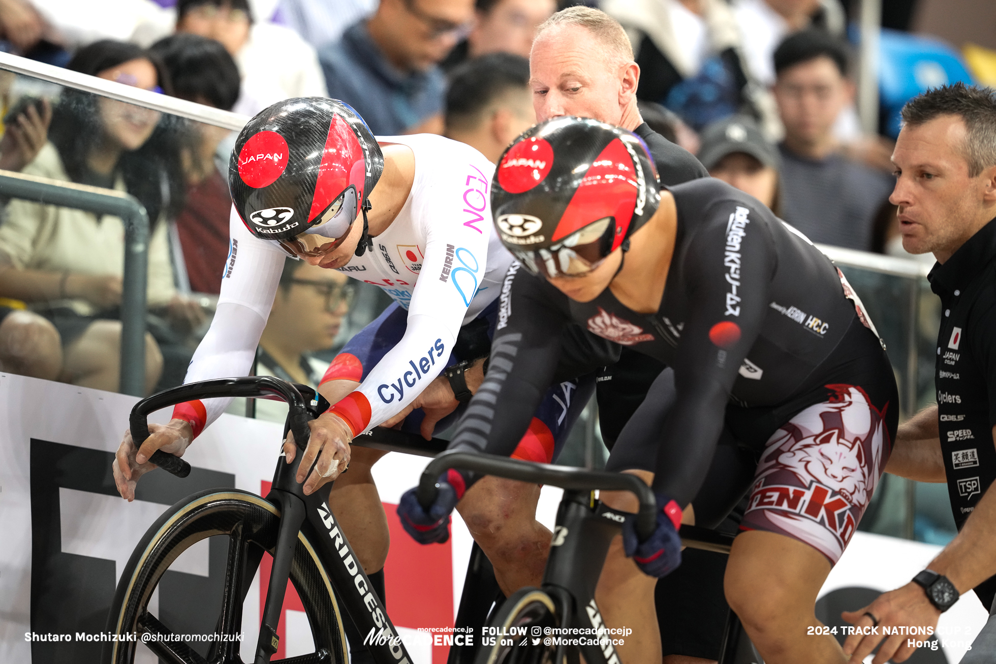 中野慎詞, NAKANO Shinji, 山﨑賢人, YAMASAKI Kento, JPN, 男子スプリント 1回戦, MEN'S Sprint 1st Round, 2024トラックネーションズカップ 香港, 2024 UCI TRACK NATIONS CUP Hong Kong