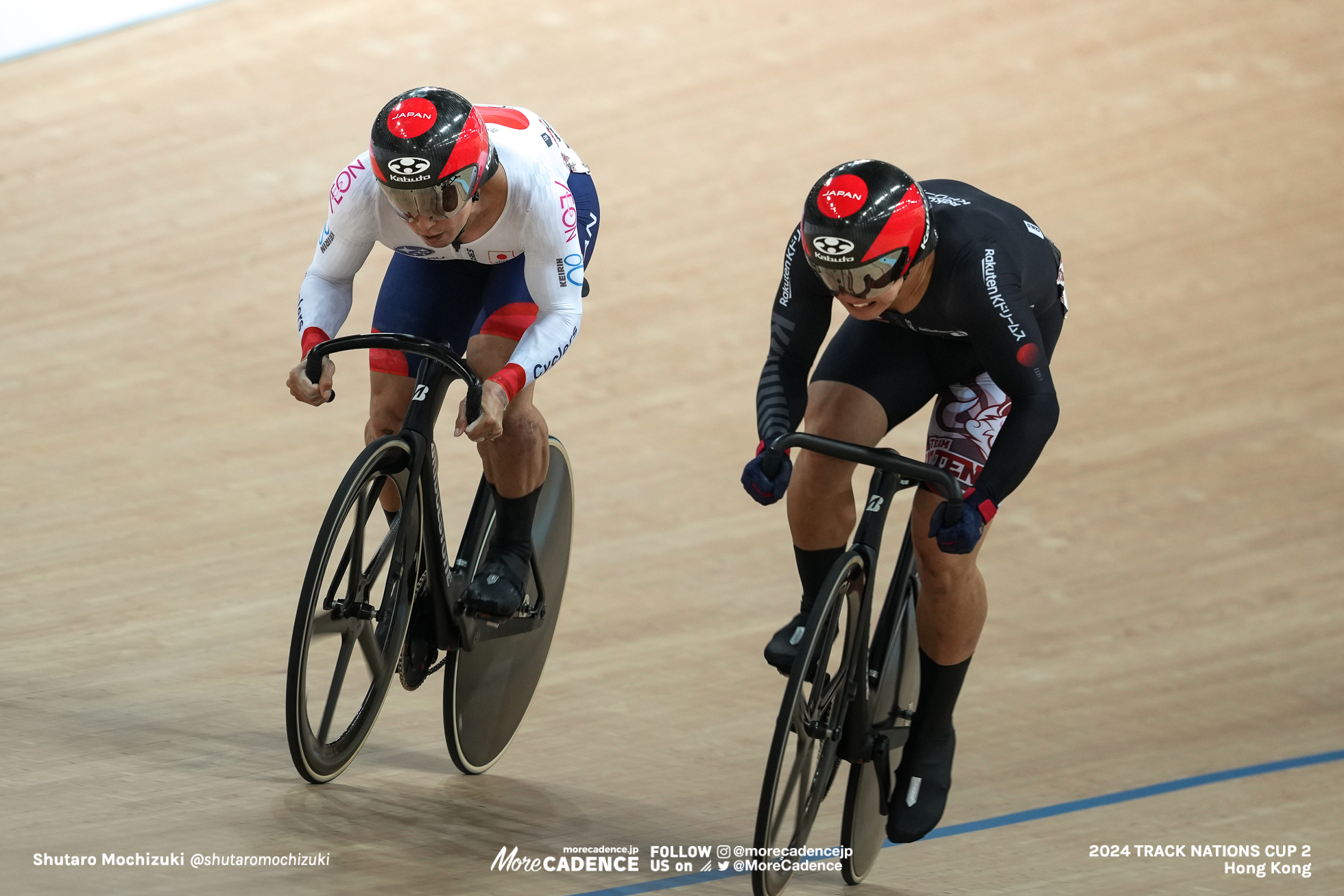 中野慎詞, NAKANO Shinji, 山﨑賢人, YAMASAKI Kento, JPN, 男子スプリント 1回戦, MEN'S Sprint 1st Round, 2024トラックネーションズカップ 香港, 2024 UCI TRACK NATIONS CUP Hong Kong