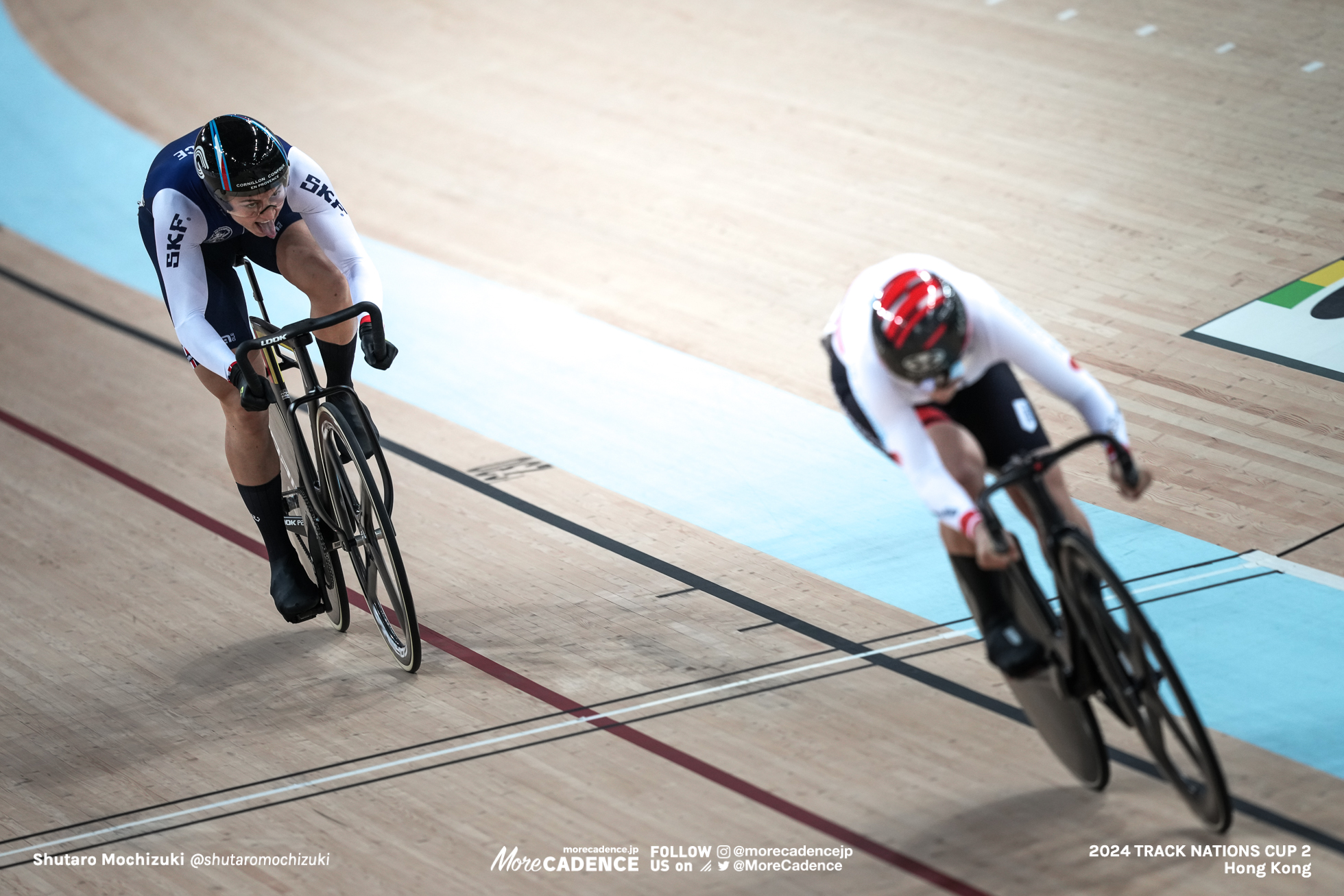 佐藤水菜, SATO Mina, JPN, マチルド・グロ, GROS Mathilde, FRA, 女子スプリント 準々決勝, WOMEN'S Sprint Quarter-finals, 2024トラックネーションズカップ 香港, 2024 UCI TRACK NATIONS CUP Hong Kong