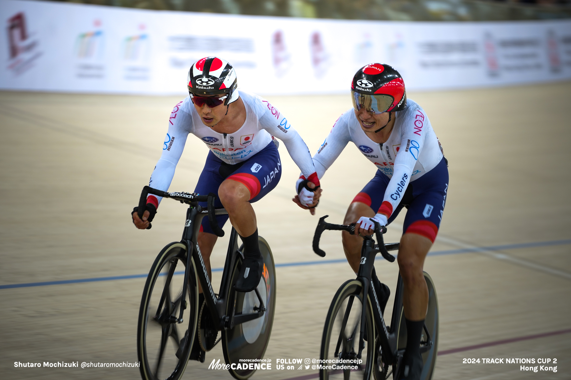 橋本英也, HASHIMOTO Eiya, 窪木一茂, KUBOKI Kazushige, JPN, 男子マディソン, MEN'S Madison, 2024トラックネーションズカップ 香港, 2024 UCI TRACK NATIONS CUP Hong Kong