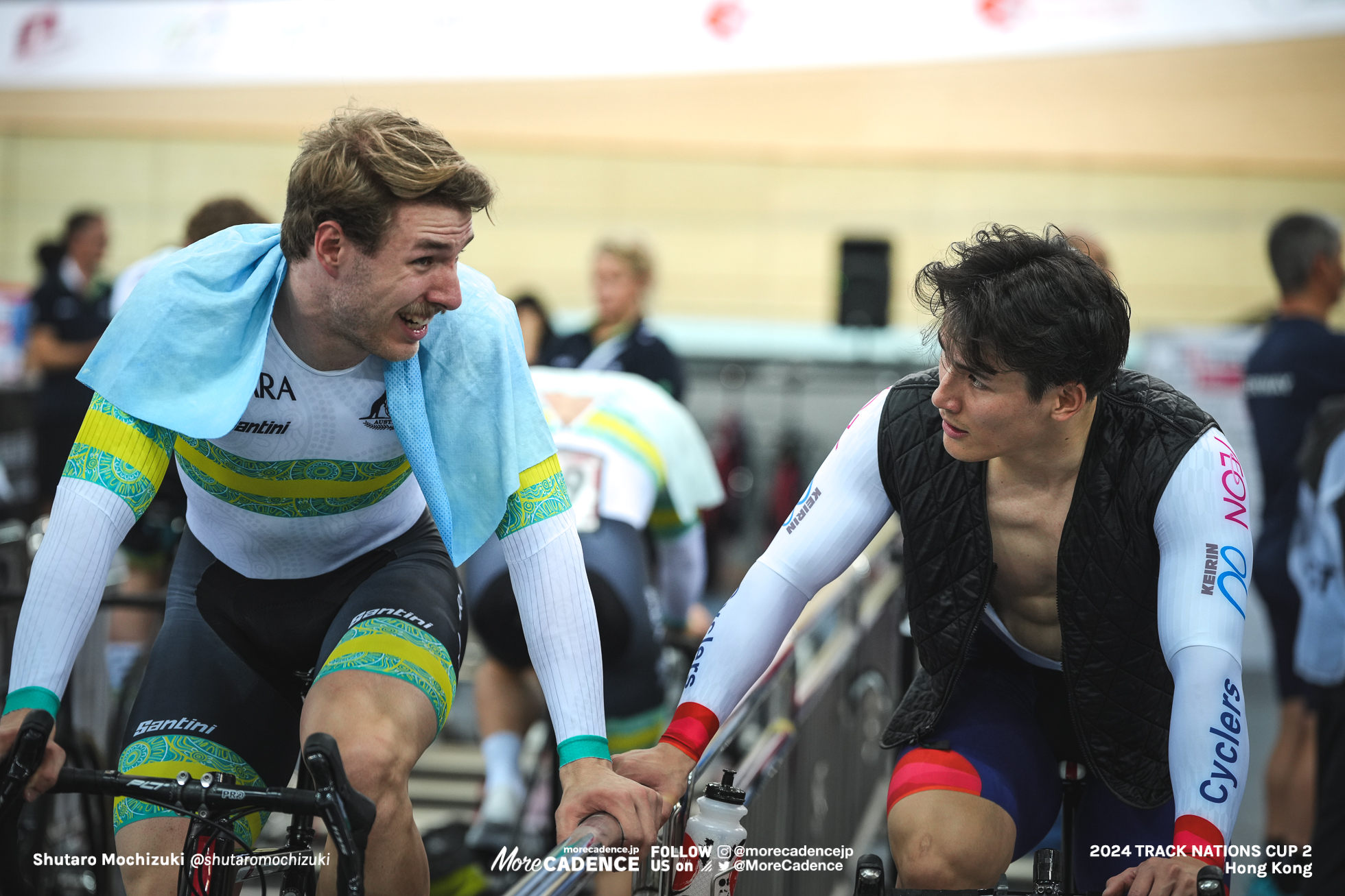 太田海也, OTA Kaiya, JPN, レイ・ホフマン, HOFFMAN Leigh, AUS, 男子チームスプリント 決勝, MEN'S Team Sprint Final for Gold, 2024トラックネーションズカップ 香港, 2024 UCI TRACK NATIONS CUP Hong Kong