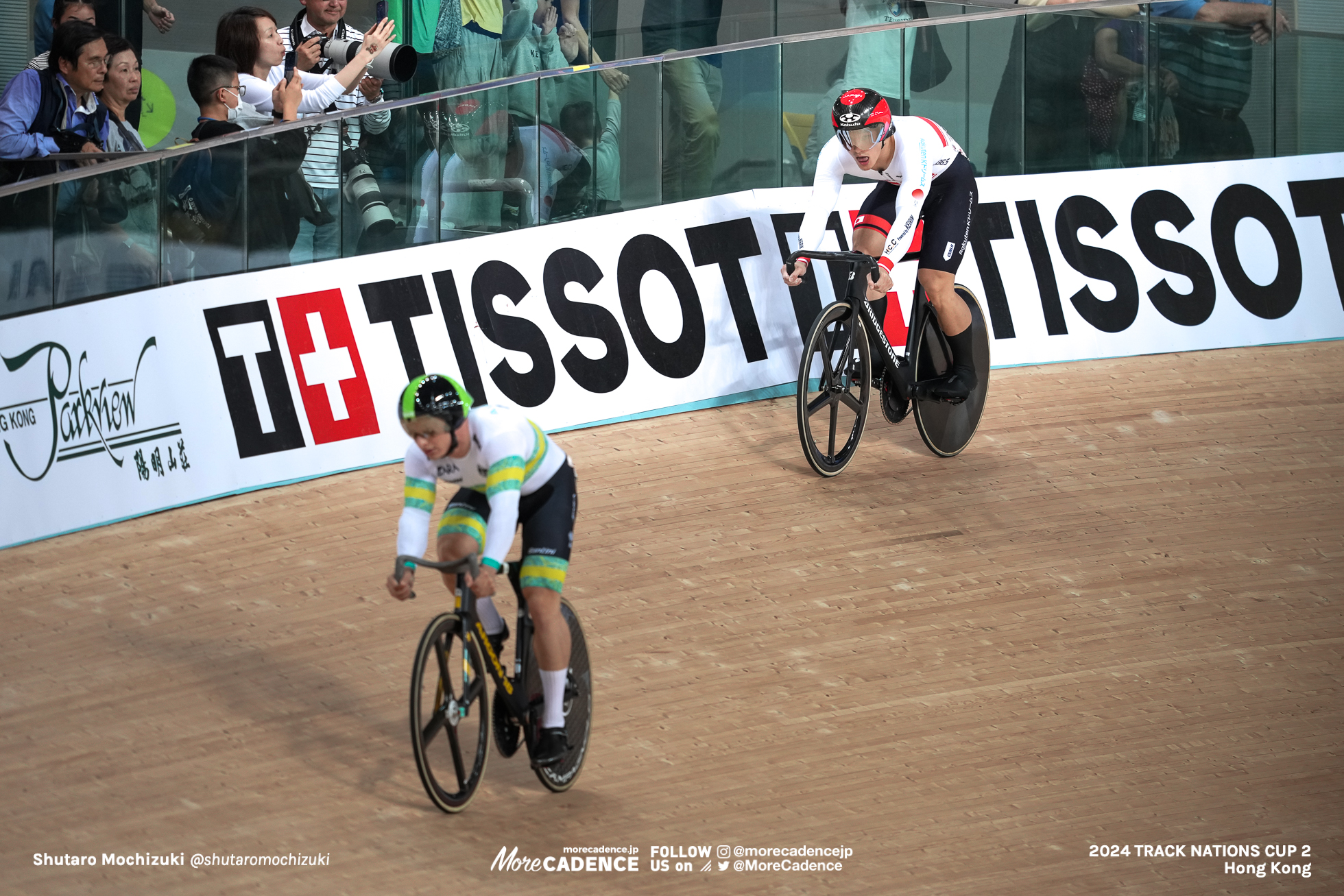 太田海也, OTA Kaiya, JPN, マシュー・リチャードソン, RICHARDSON Matthew, AUS, 男子スプリント 決勝, MEN'S Sprint Final for Gold, 2024トラックネーションズカップ 香港, 2024 UCI TRACK NATIONS CUP Hong Kong