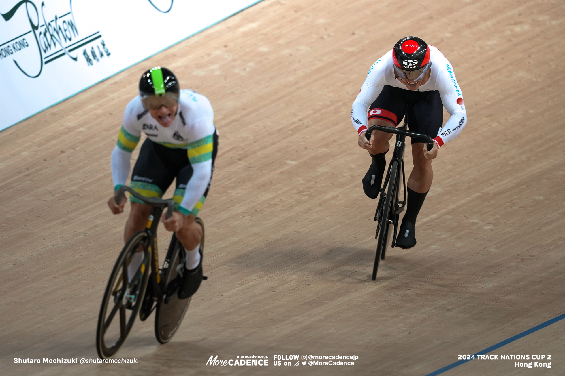 太田海也, OTA Kaiya, JPN, マシュー・リチャードソン, RICHARDSON Matthew, AUS, 男子スプリント 決勝, MEN'S Sprint Final for Gold, 2024トラックネーションズカップ 香港, 2024 UCI TRACK NATIONS CUP Hong Kong