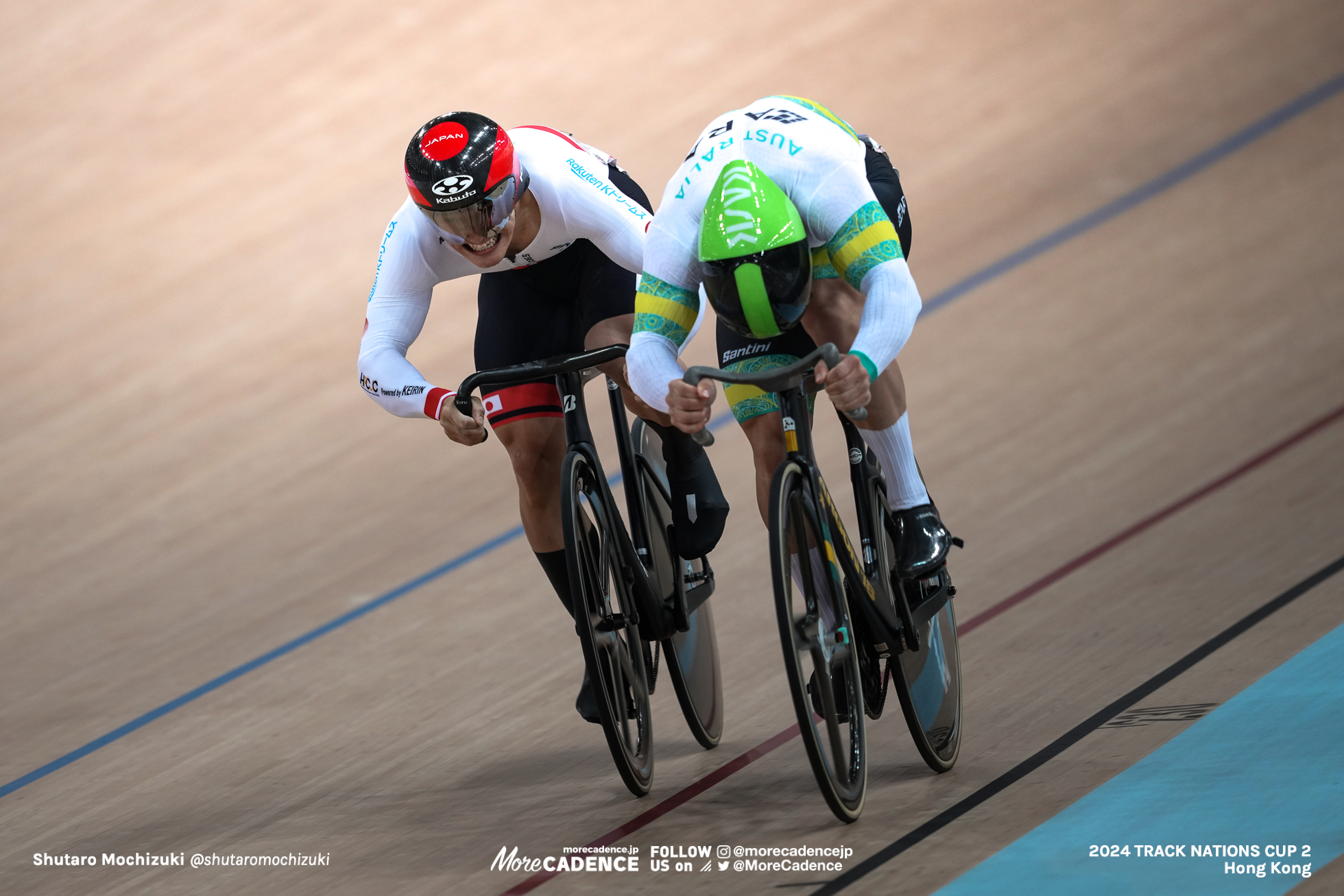 太田海也, OTA Kaiya, JPN, マシュー・リチャードソン, RICHARDSON Matthew, AUS, 男子スプリント 決勝, MEN'S Sprint Final for Gold, 2024トラックネーションズカップ 香港, 2024 UCI TRACK NATIONS CUP Hong Kong