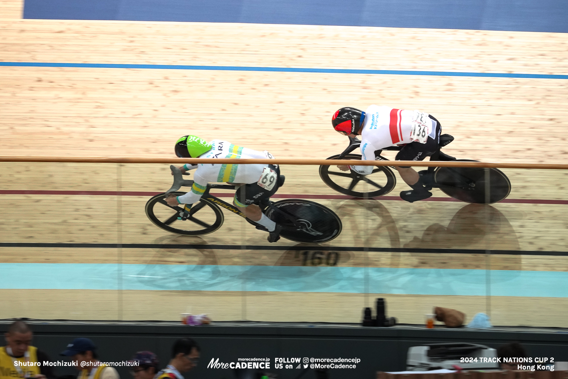 太田海也, OTA Kaiya, JPN, マシュー・リチャードソン, RICHARDSON Matthew, AUS, 男子スプリント 決勝, MEN'S Sprint Final for Gold, 2024トラックネーションズカップ 香港, 2024 UCI TRACK NATIONS CUP Hong Kong