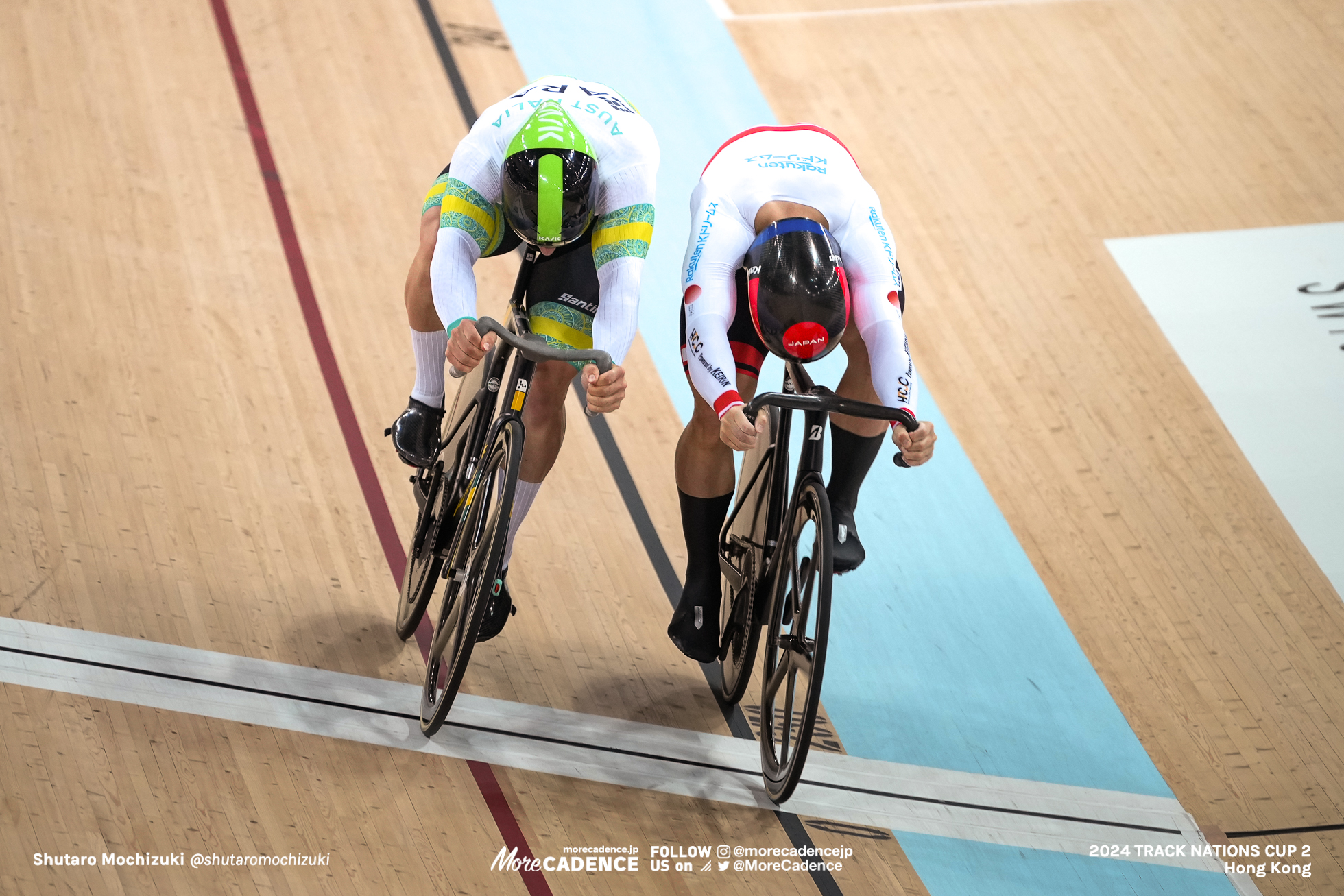 太田海也, OTA Kaiya, JPN, マシュー・リチャードソン, RICHARDSON Matthew, AUS, 男子スプリント 決勝, MEN'S Sprint Final for Gold, 2024トラックネーションズカップ 香港, 2024 UCI TRACK NATIONS CUP Hong Kong