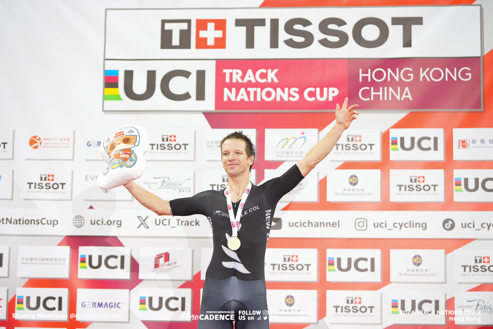 アーロン・ゲイト, GATE Aaron Murray, NZL, 男子オムニアム, MEN'S Omnium, 2024トラックネーションズカップ 香港, 2024 UCI TRACK NATIONS CUP Hong Kong