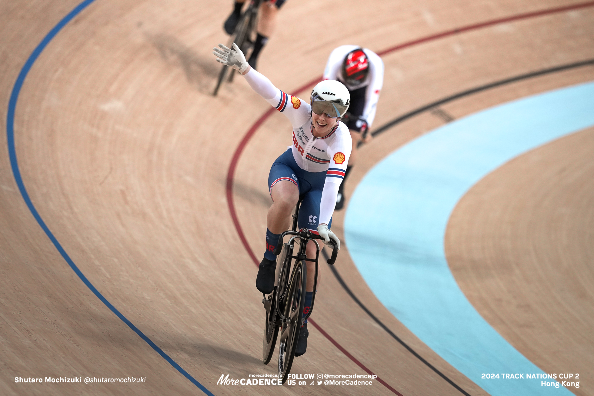 エマ・フィヌカン, FINUCANE Emma, GBR, 佐藤水菜, SATO Mina, JPN, 女子ケイリン 決勝 1-6, WOMEN'S Keirin Final 1-6, 2024トラックネーションズカップ 香港, 2024 UCI TRACK NATIONS CUP Hong Kong